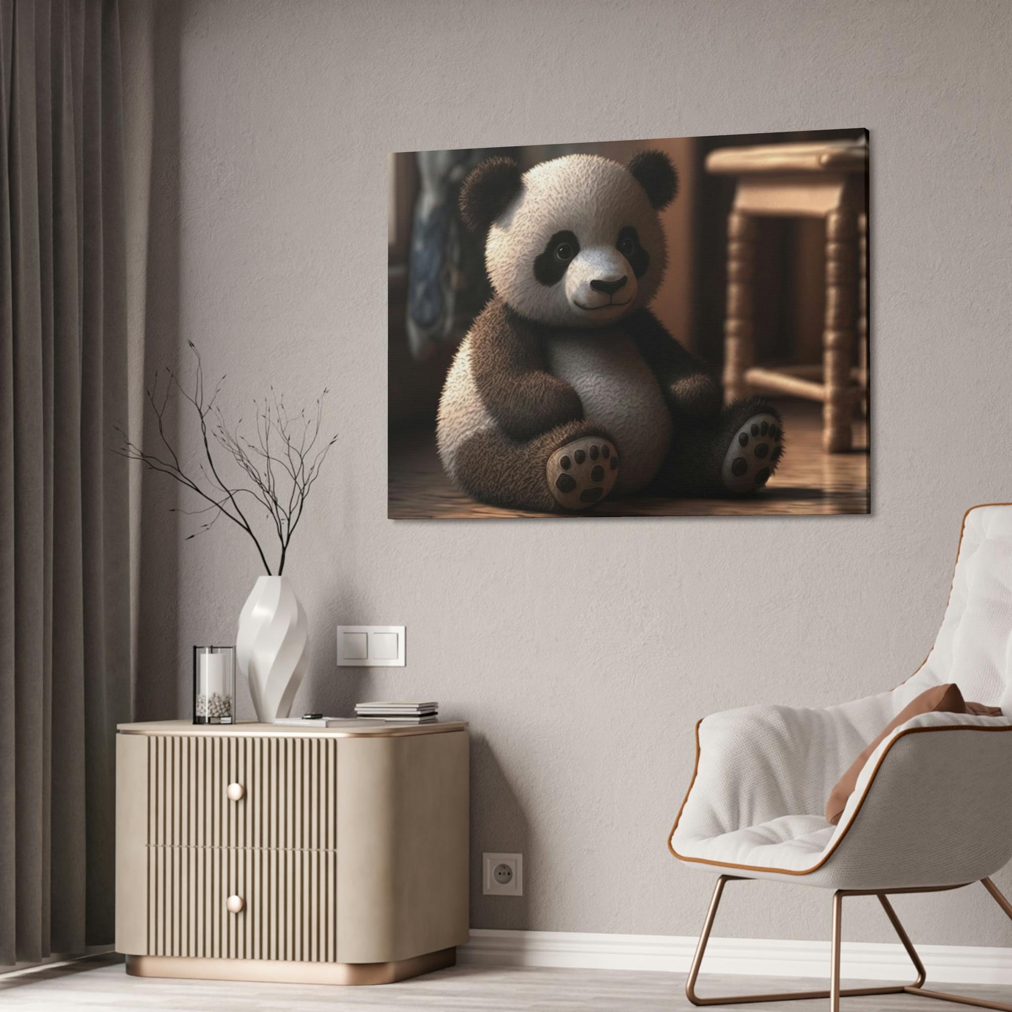 Pandas Panda Zen: Tranquility on Canvas