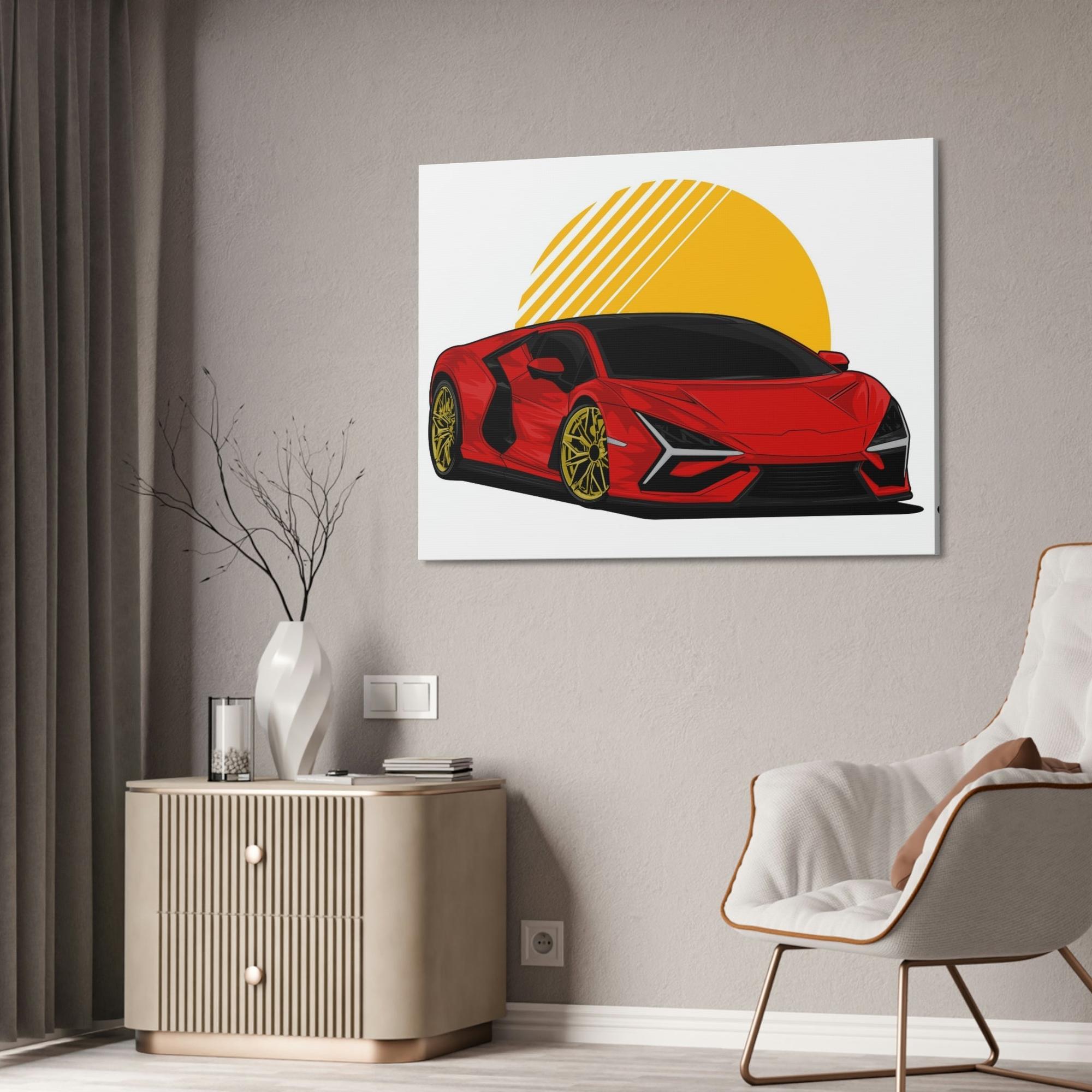 Lamborghini Lamborghini's Roar: High-Quality Canvas & Poster Wall Art