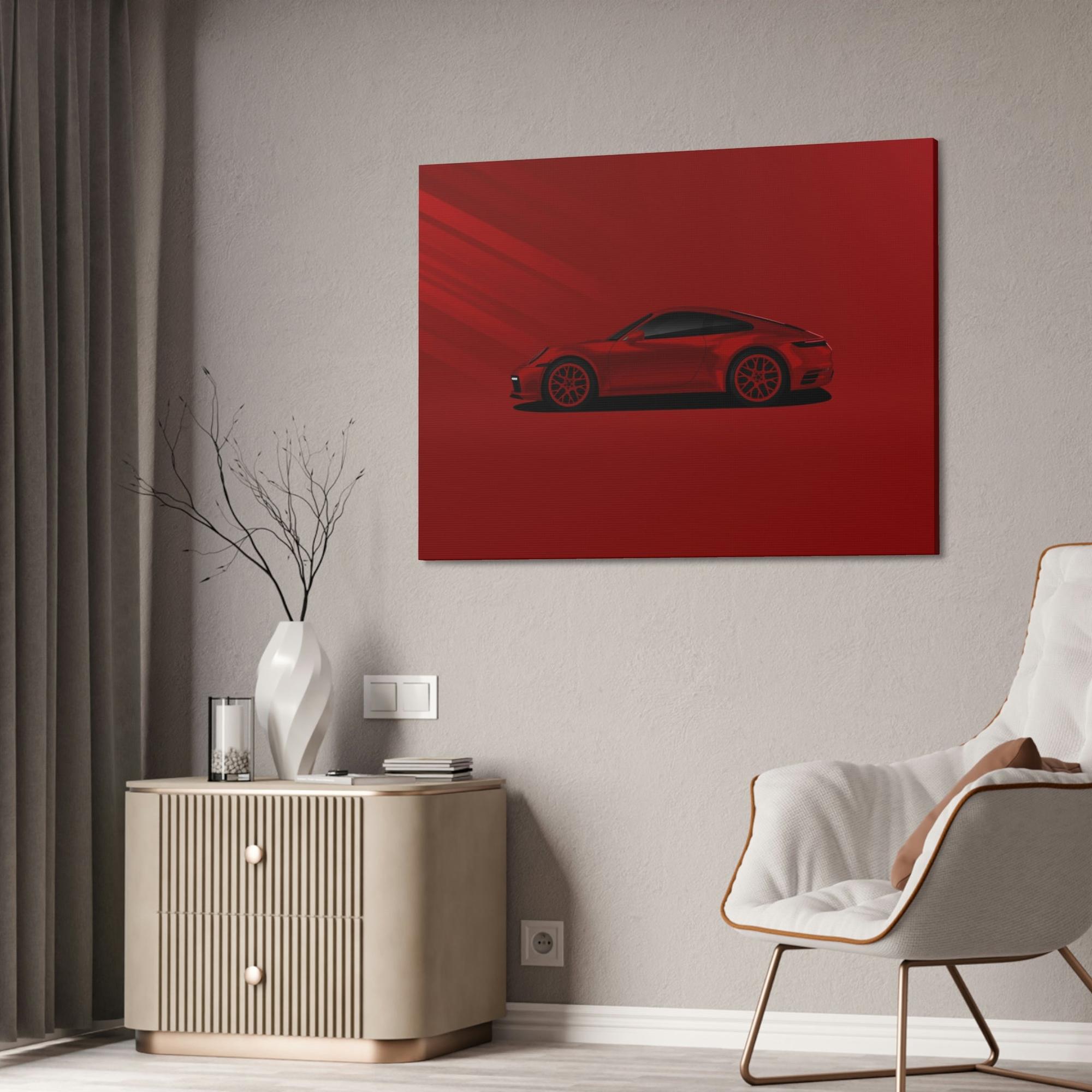 Porsche Porsche's Vibrant Energy: A Print on Canvas & Poster for Inspiration