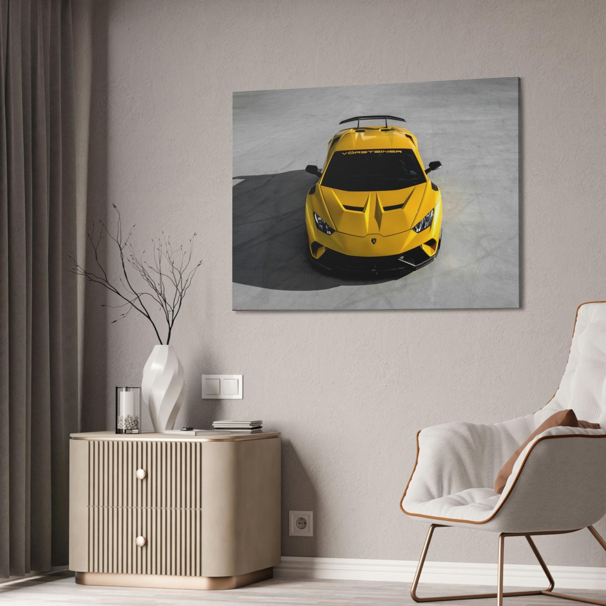 Lamborghini Italian Masterpiece on Canvas & Poster: Striking Print of Lamborghini