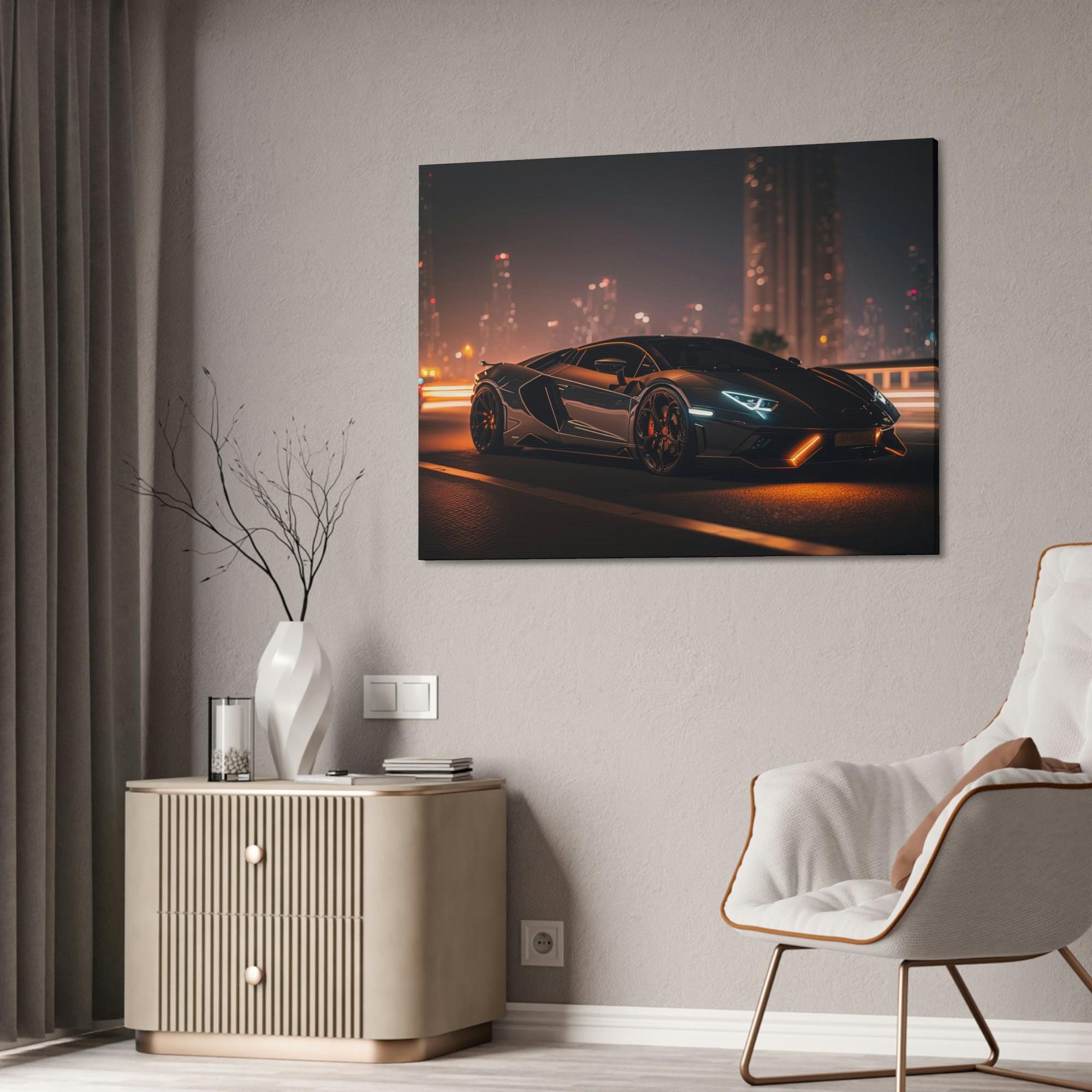 Lamborghini Exquisite Performance: Lamborghini Framed Poster & Canvas and Wall Art Decor