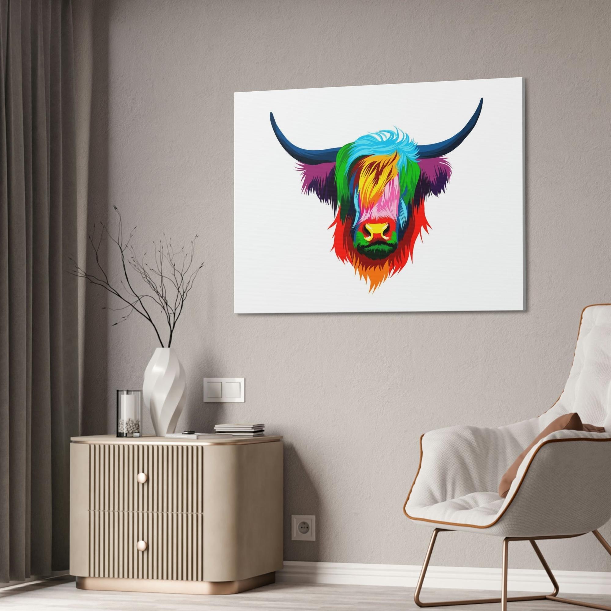 Cows Printed Delight: Cow Art for a Stunning Wall Art Centerpiece