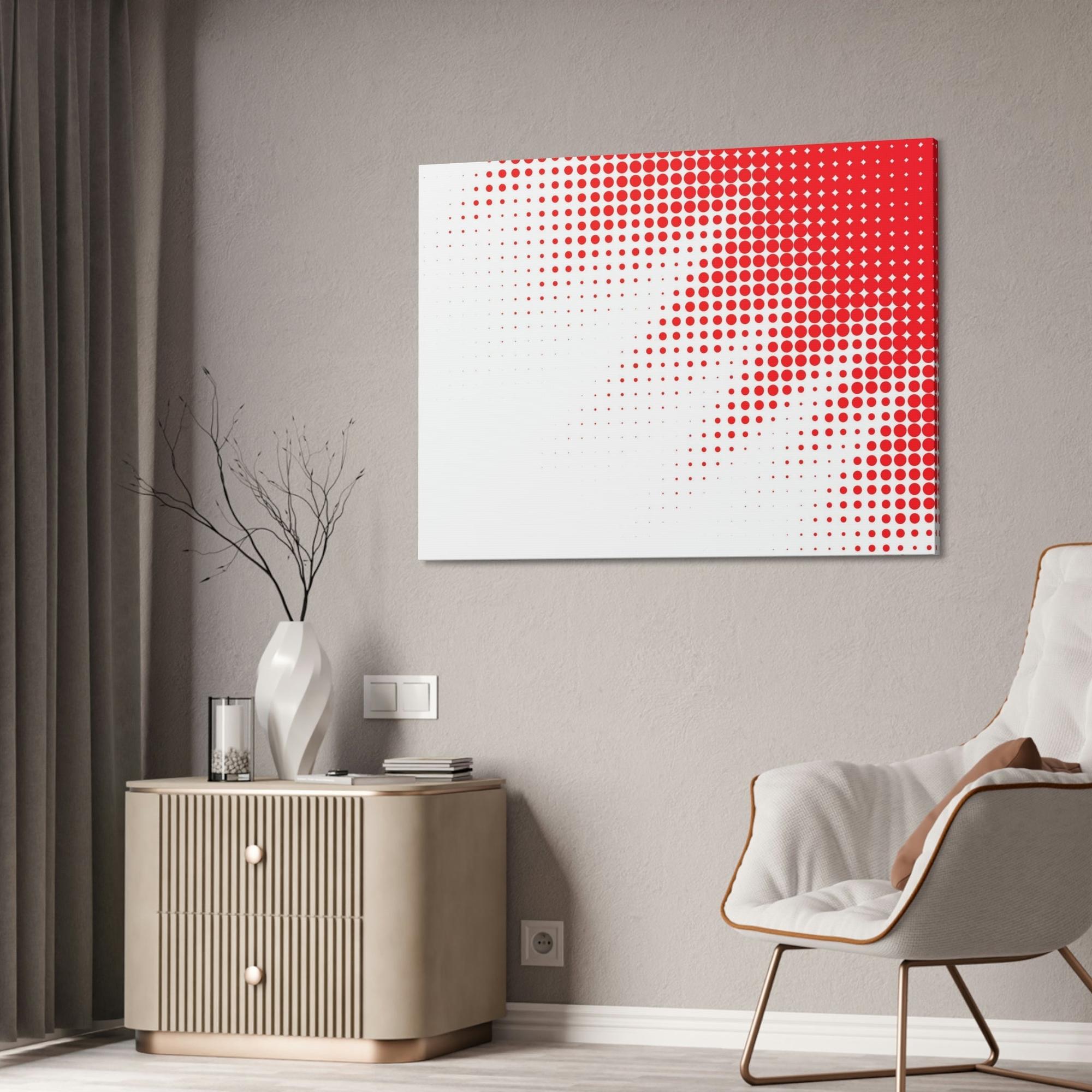 Red Abstract Art The Art of Vibrancy: Red Abstract Framed Canvas and Poster
