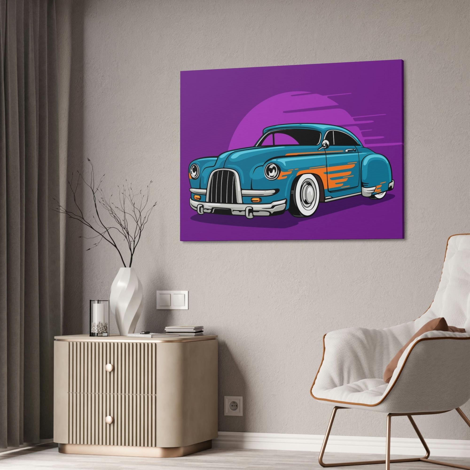 Porsche Porsche on the Move: Modern Canvas Wall Art for Racing Enthusiasts