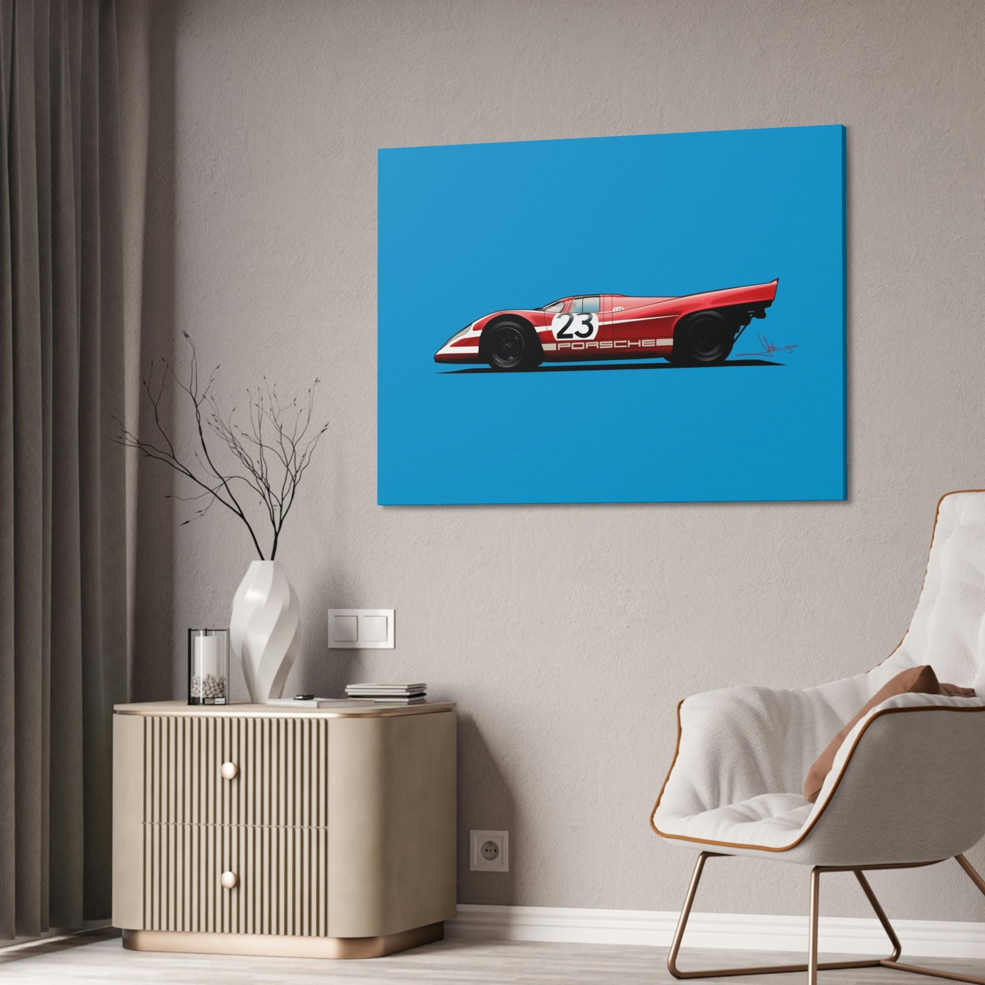 Porsche Porsche Legacy: Vintage Poster & Canvas for Car Enthusiasts