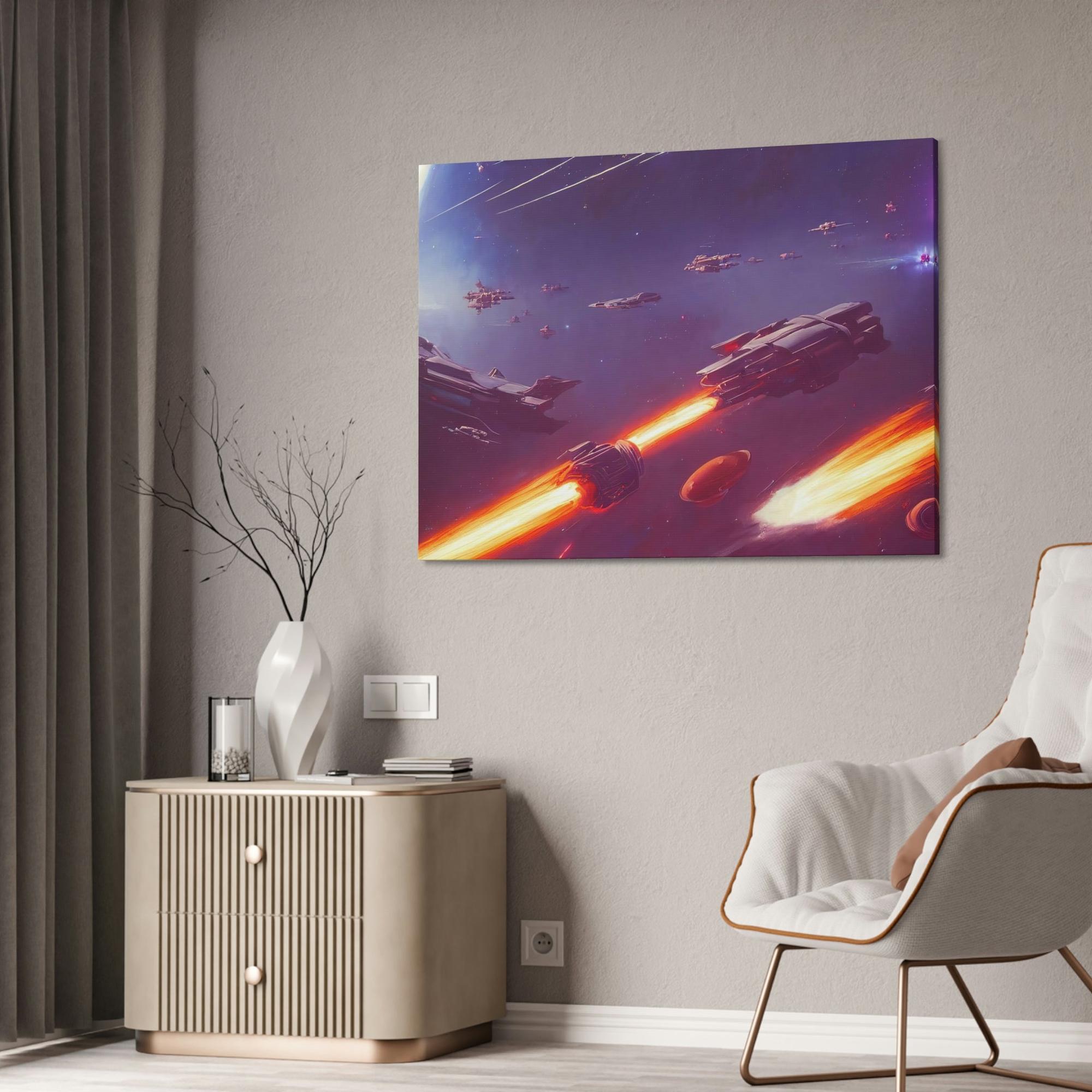 Star Wars The Empire Strikes Back: Classic Star Wars Wall Art on Framed Poster & Canvas