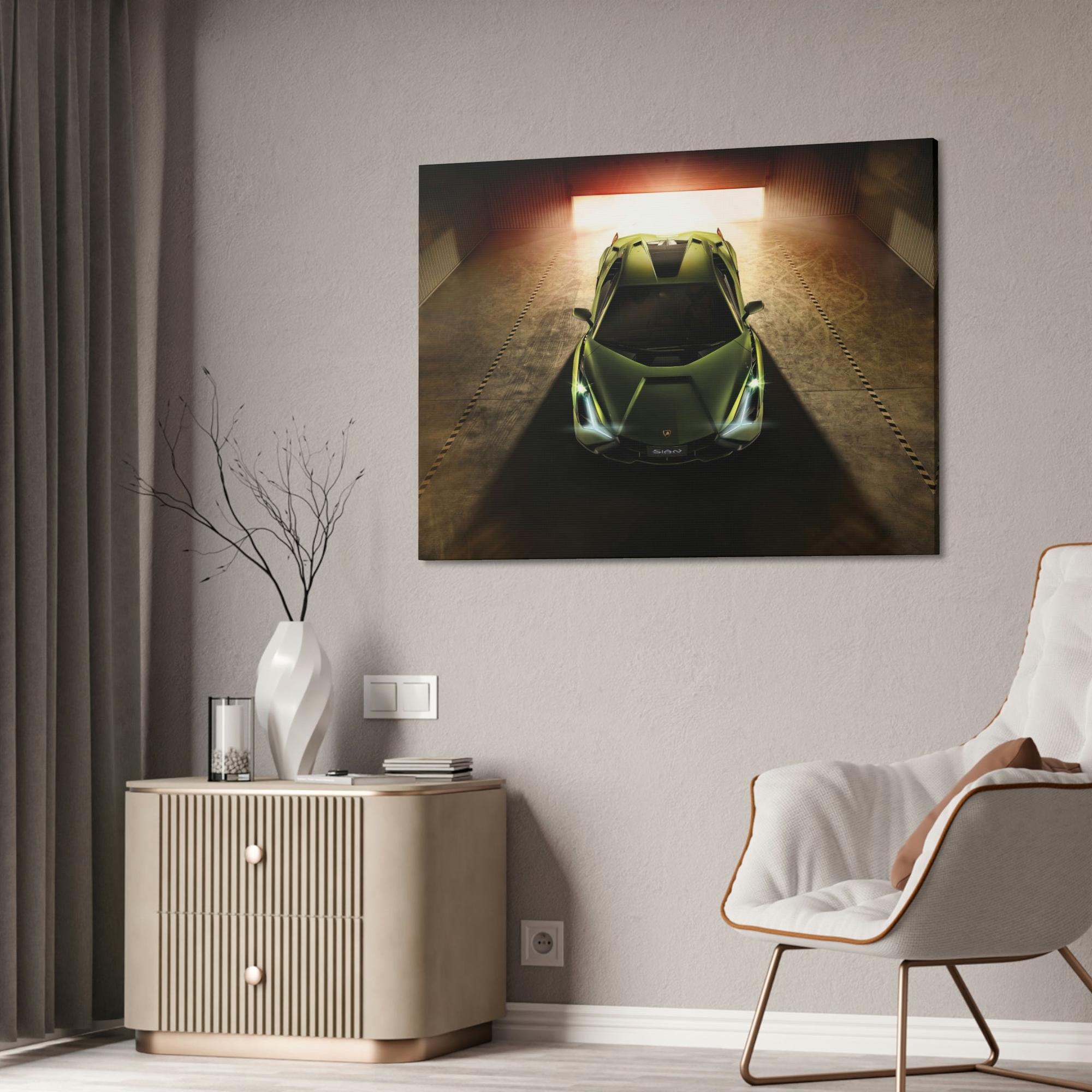 Lamborghini The Power of Perfection: Stunning Canvas Print of Lamborghini