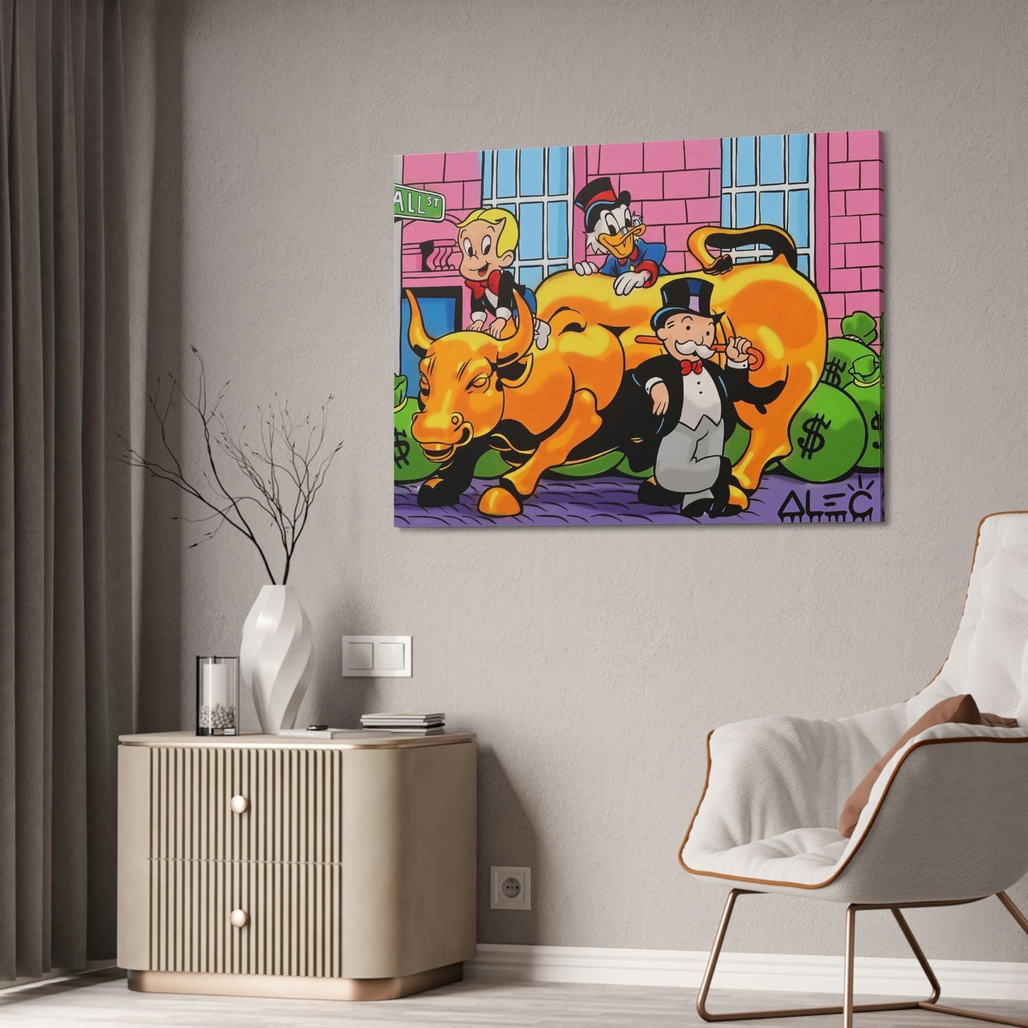 Monopoly & Motivation Urban Art with a Twist: Alec Monopoly's Framed Canvas & Poster Prints