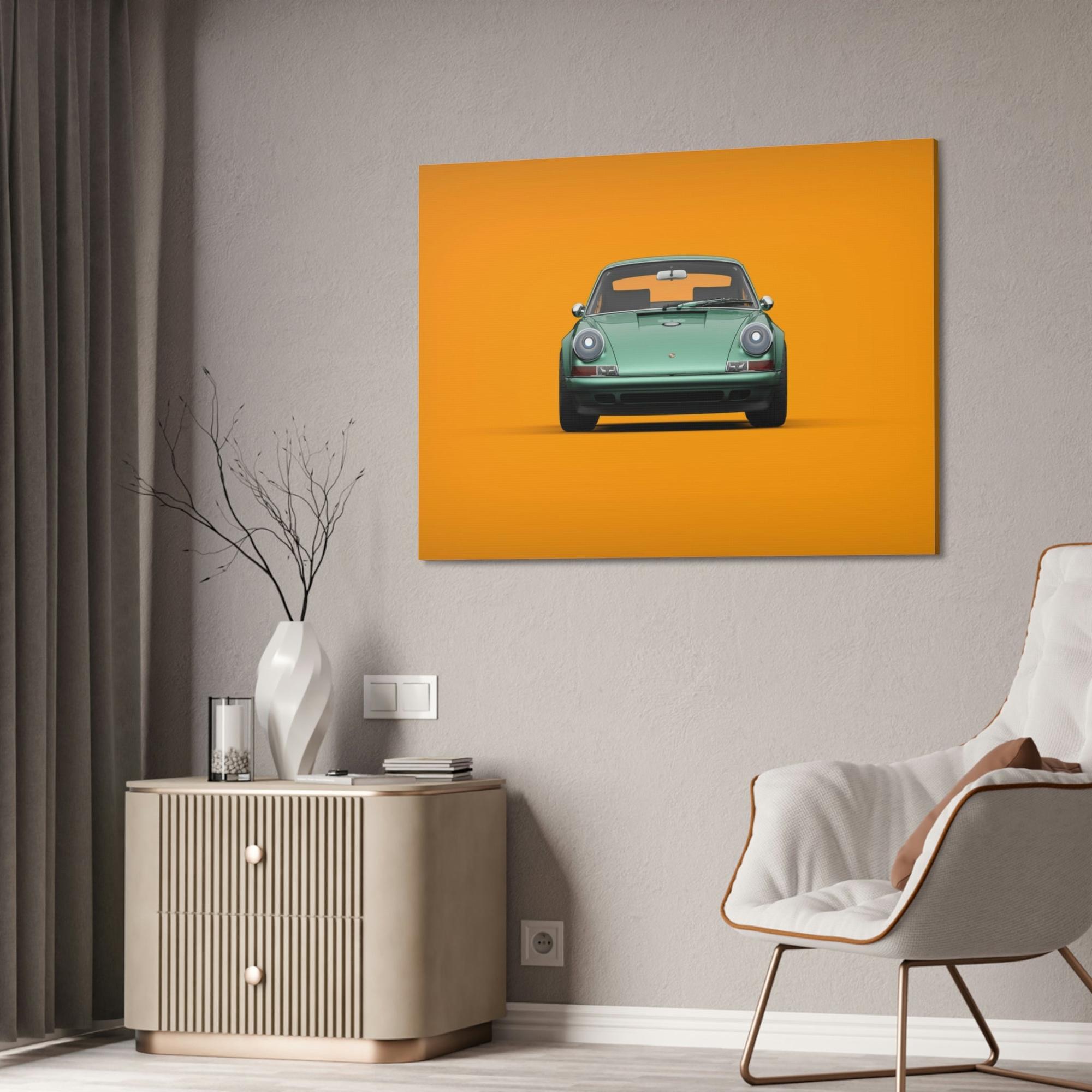 Porsche The Porsche Dream: A Natural Canvas & Poster Print of the Iconic Luxury Car