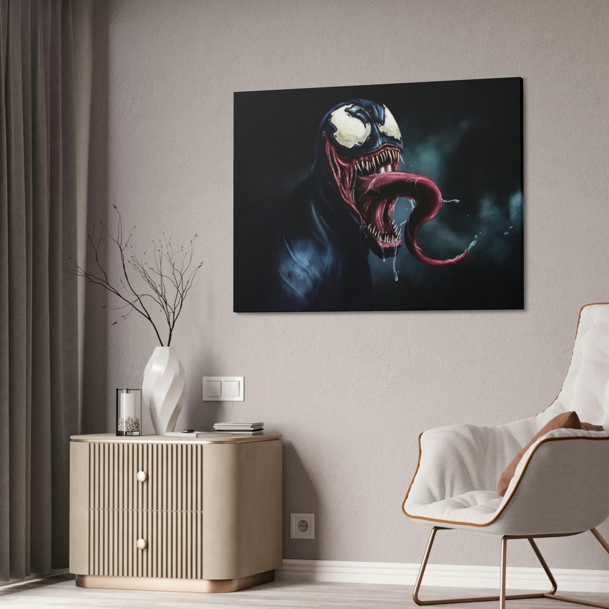 Fantasy And Sci-Fi Explore New Worlds: Sci-Fi and Fantasy Framed Canvas Wall Art with Venomous Detail