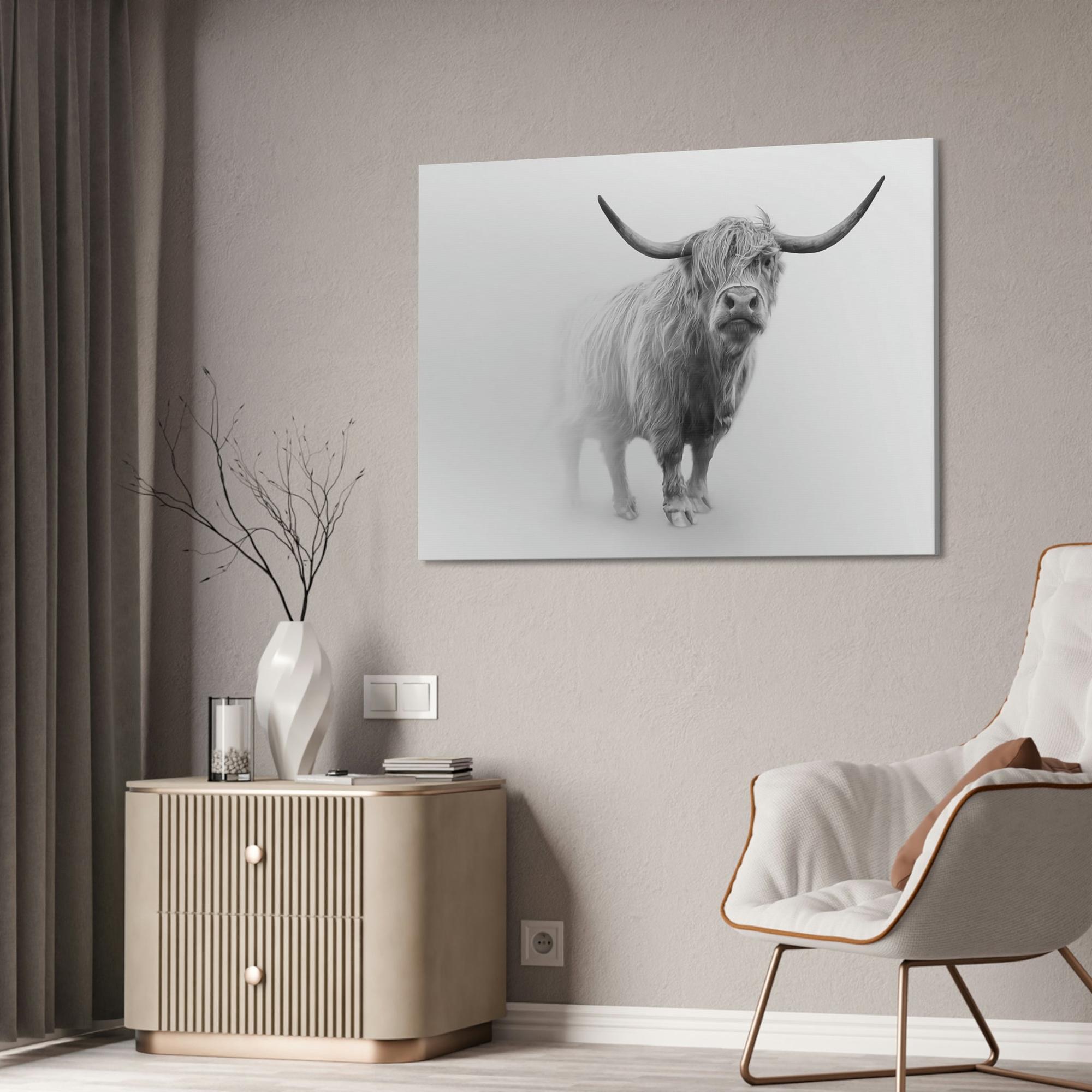 Highland Cow Scottish Cattle | Wall Art — Pixoram
