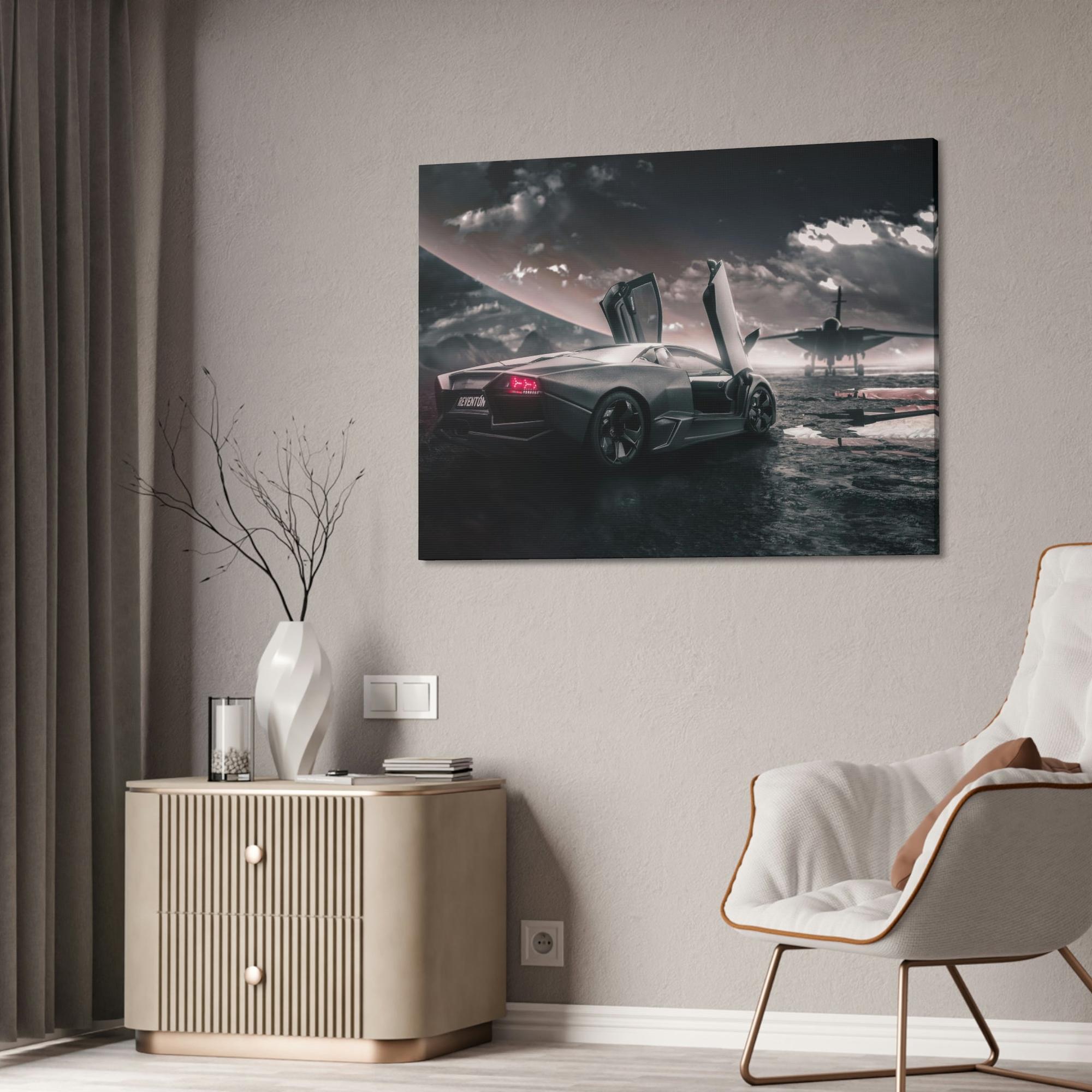 Lamborghini Exhilarating Speed: Lamborghini Canvas & Poster Print and Wall Art