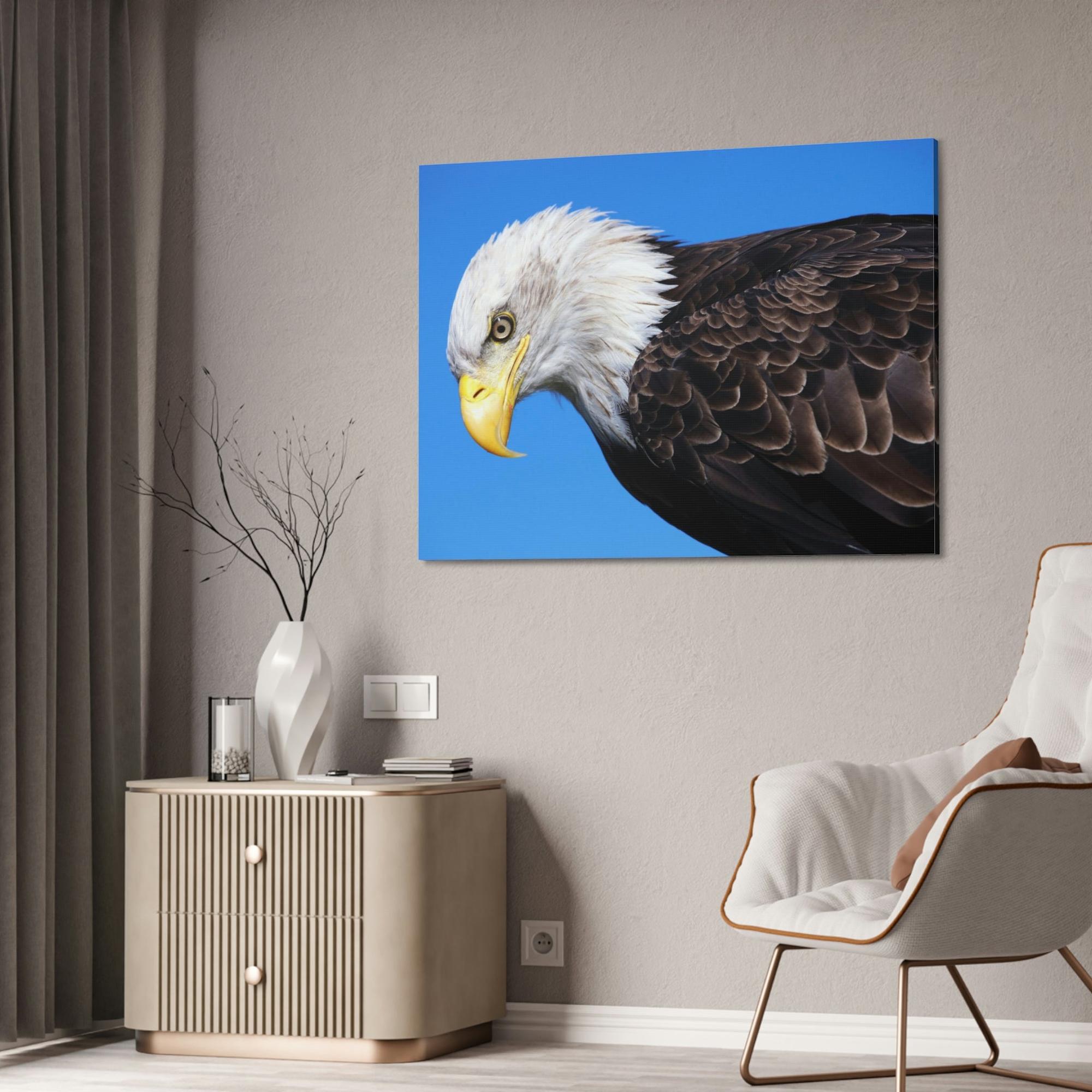 Eagles Eagle's Enchantment: Artistic Canvas Print Conjuring the Magic of their Presence