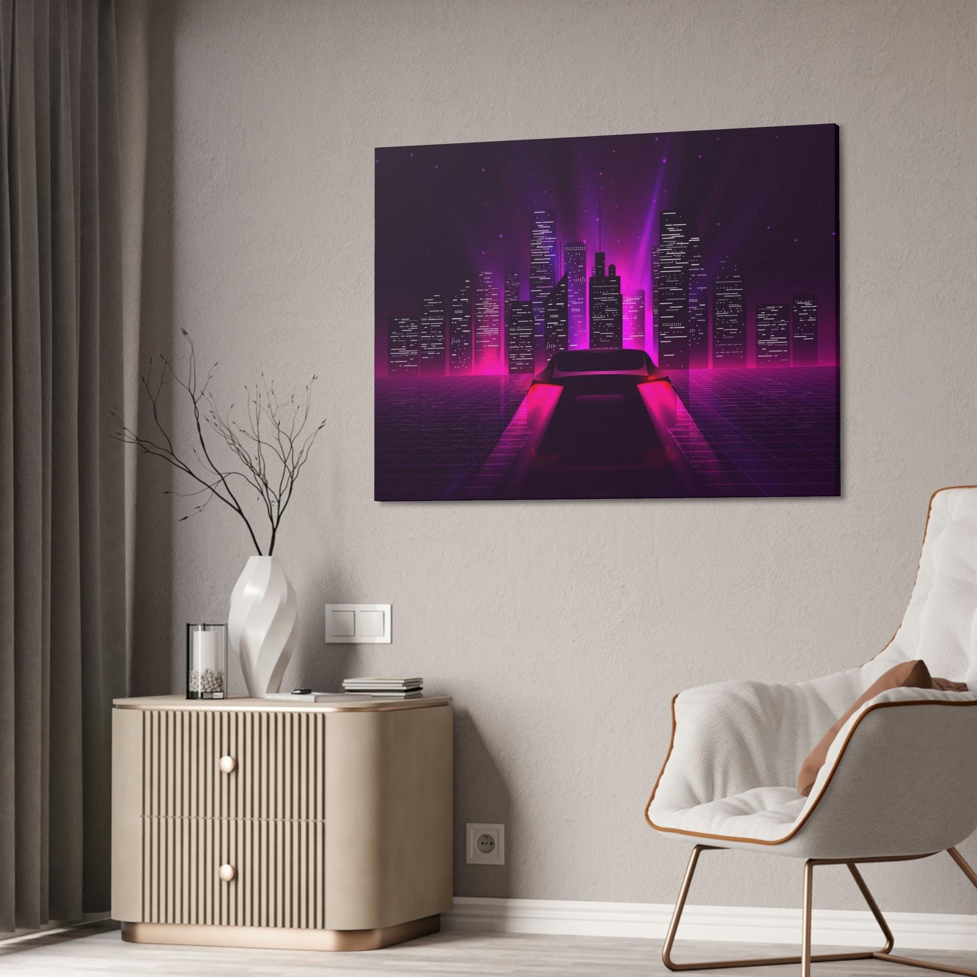 Neon Neon Splendor Revealed: Captivating Wall Art Prints with Radiant Glow