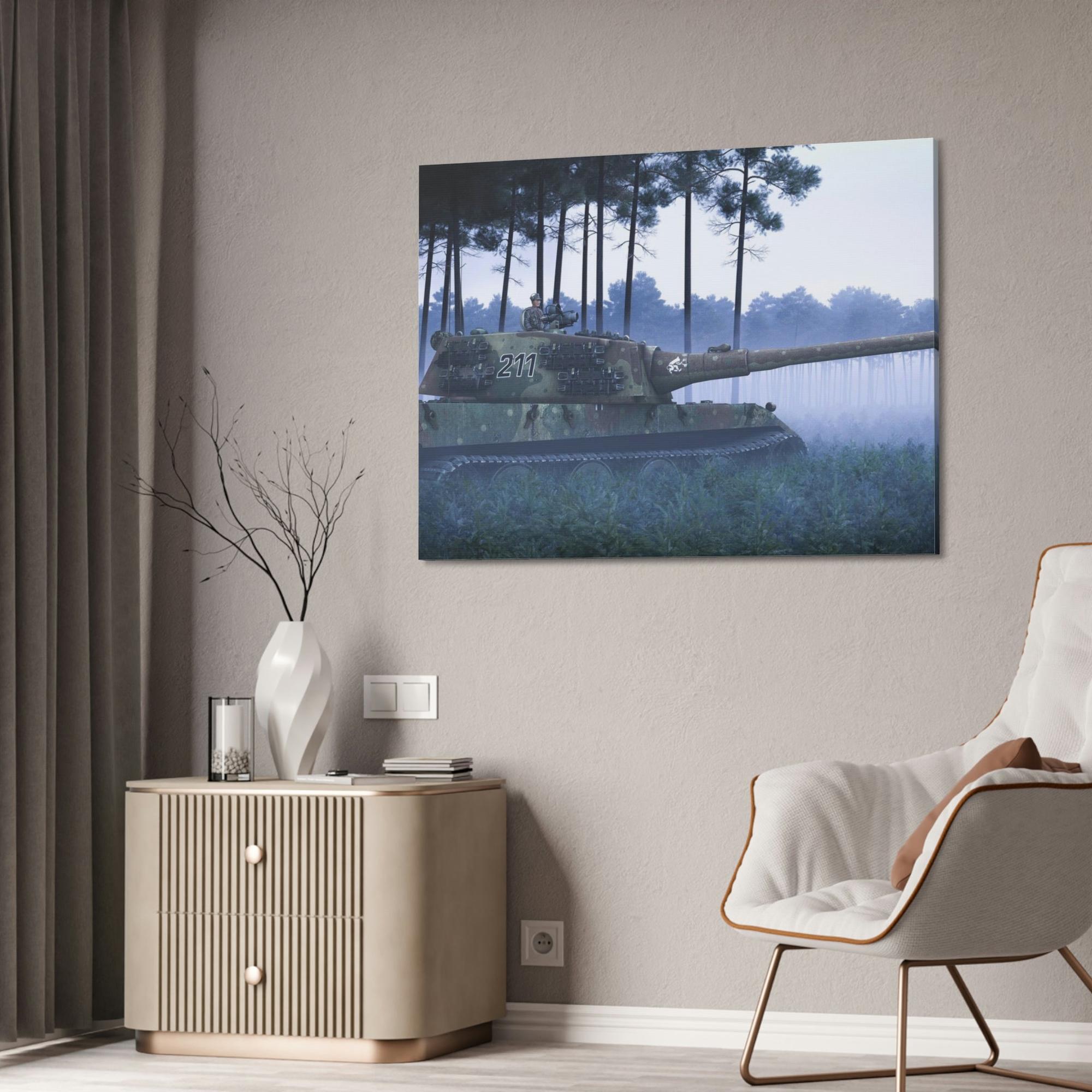 World Of Tanks Victory Unveiled: Striking World of Tanks Art Print on Canvas