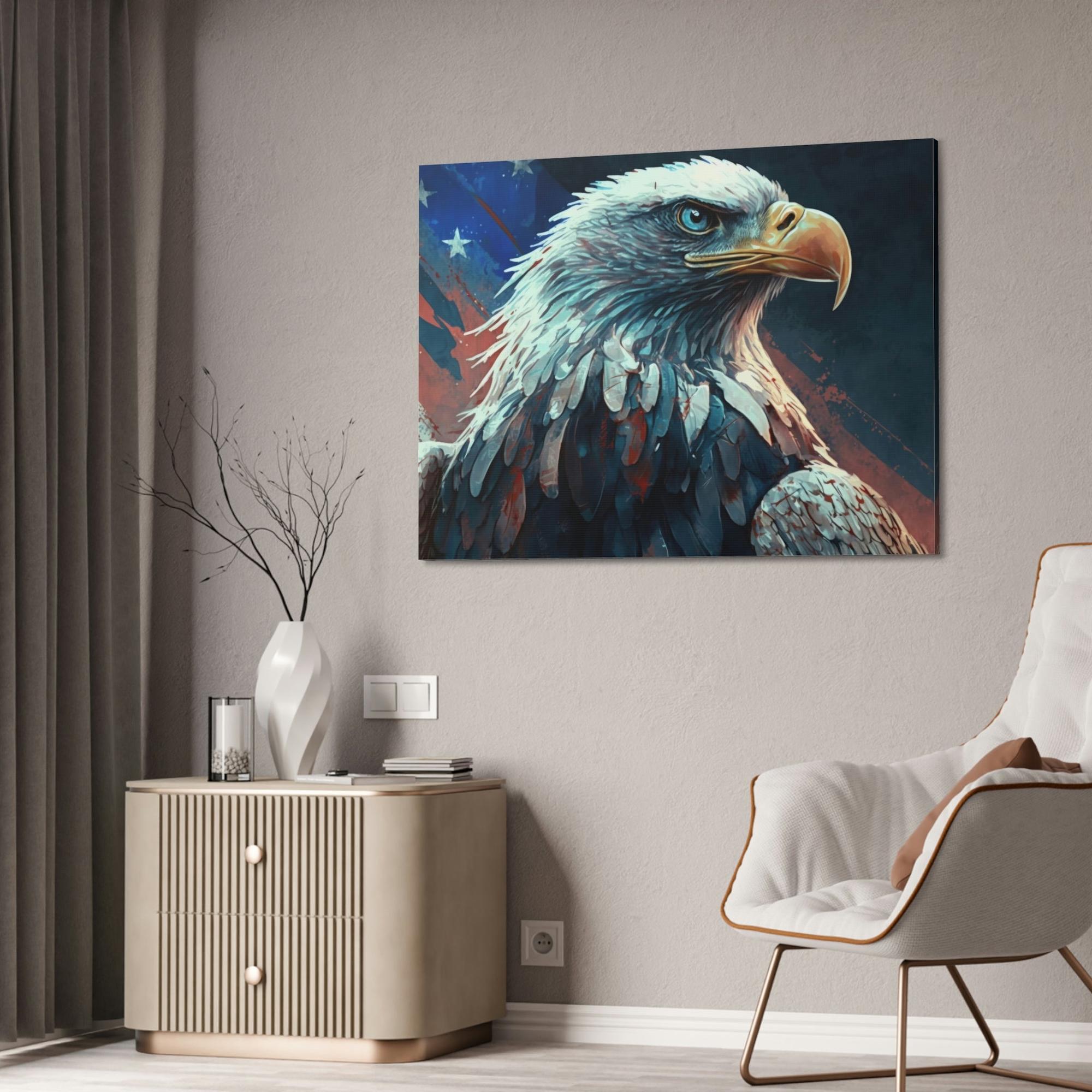 Eagles Skybound Spirits: Canvas Wall Art Embracing the Ethereal Presence of Eagles