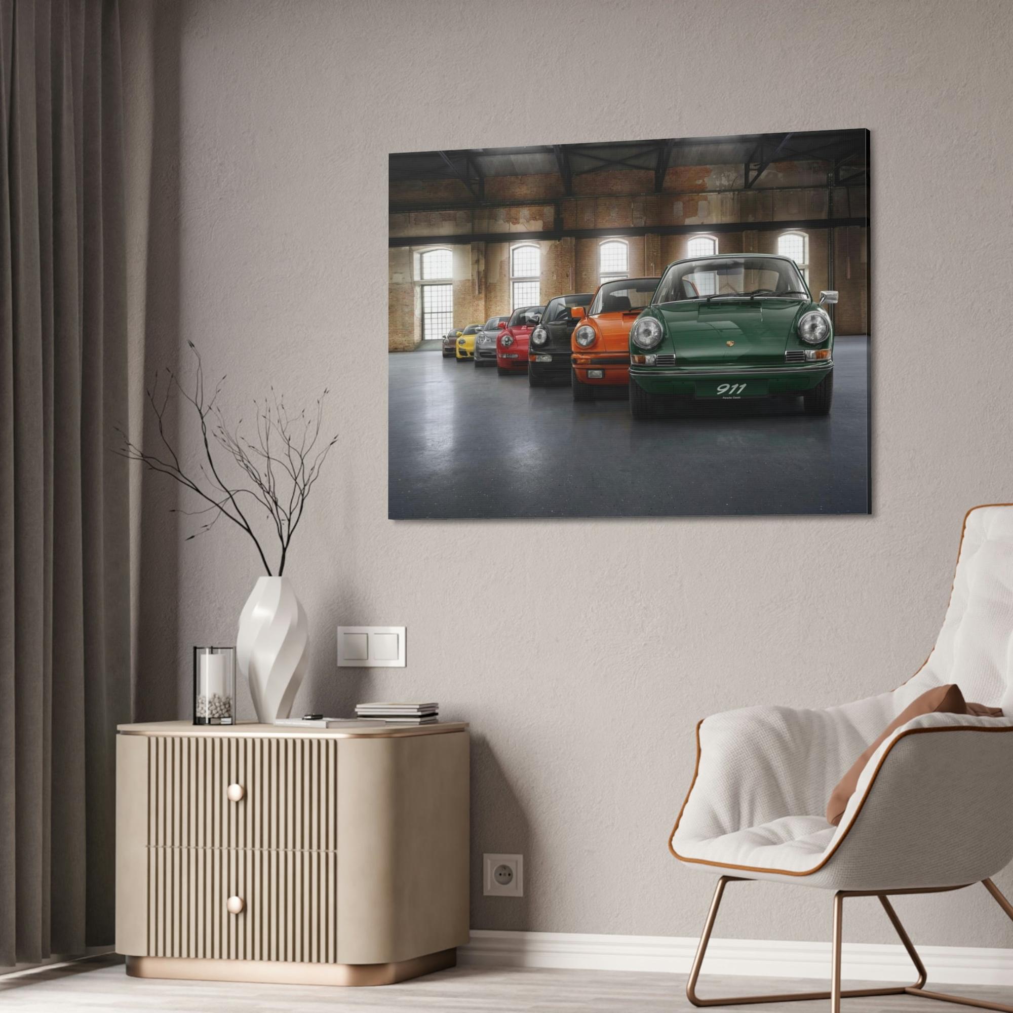 Porsche The Porsche Collection: A High-Quality Framed Poster for Car Enthusiasts