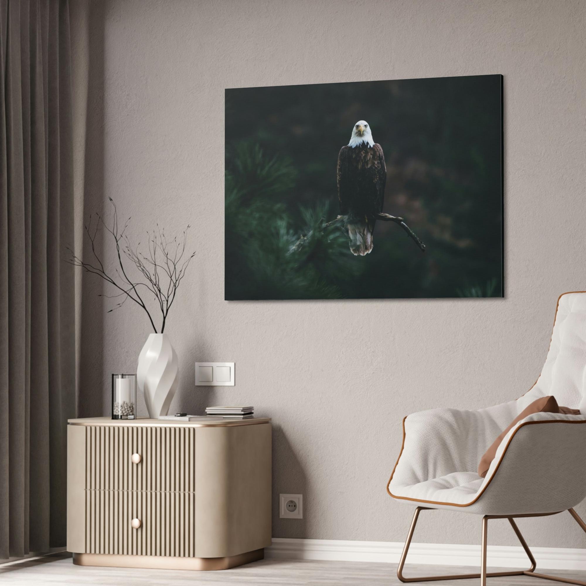 Eagles Eagle's Serenity: Canvas Print, Capturing their Tranquil and Regal Aura