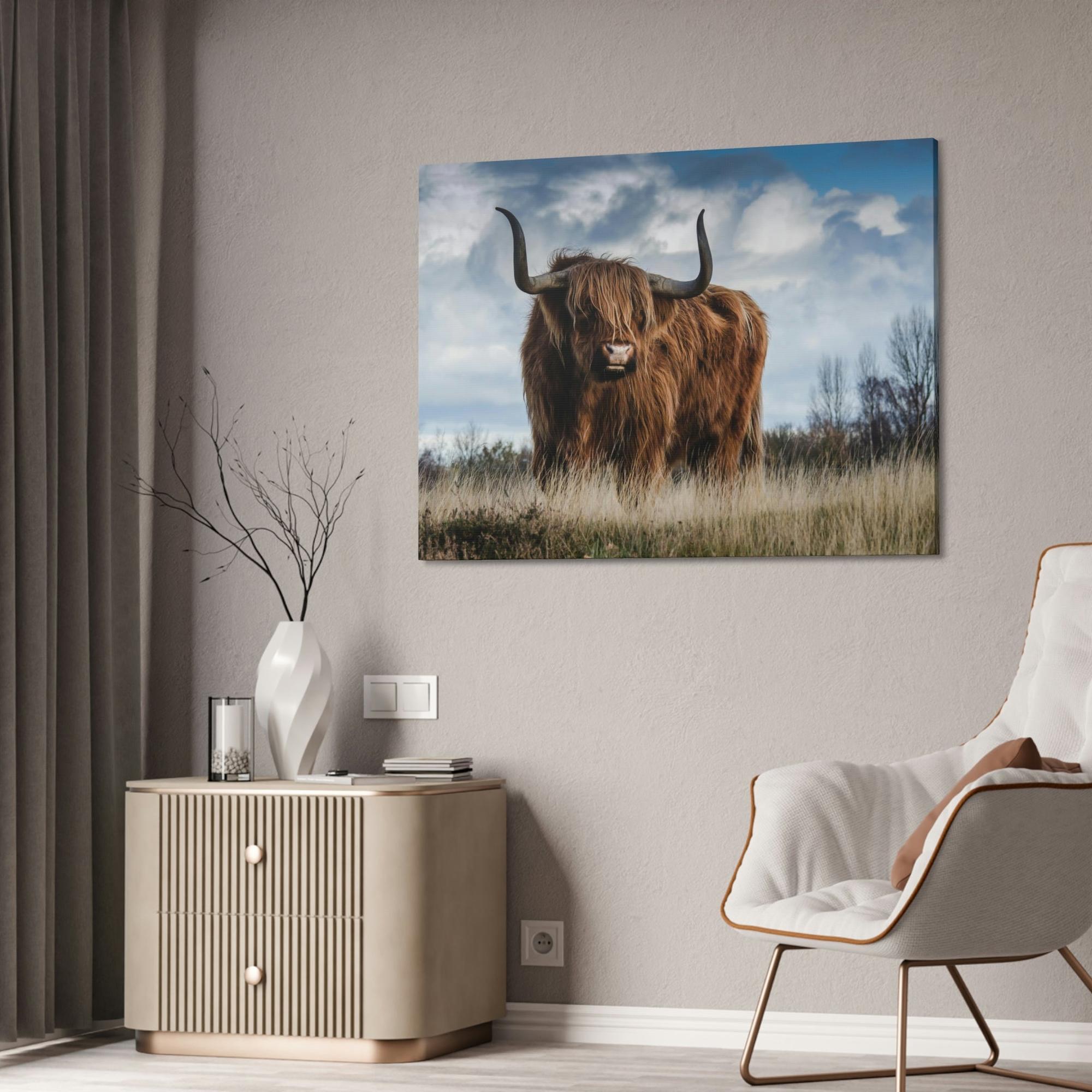 Highland Cow Scottish Long Haired Cattle - Wall Art - Highland Cow | Animals Art