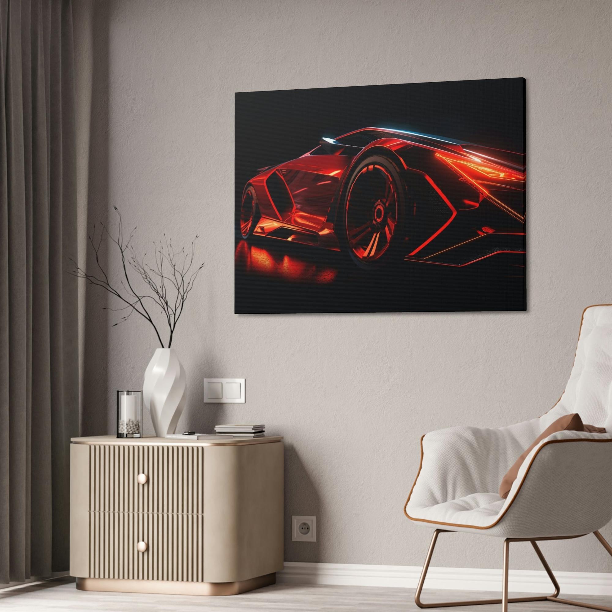 undefined Italian Supercar Artistry: Framed Canvas & Poster Art with Lamborghini