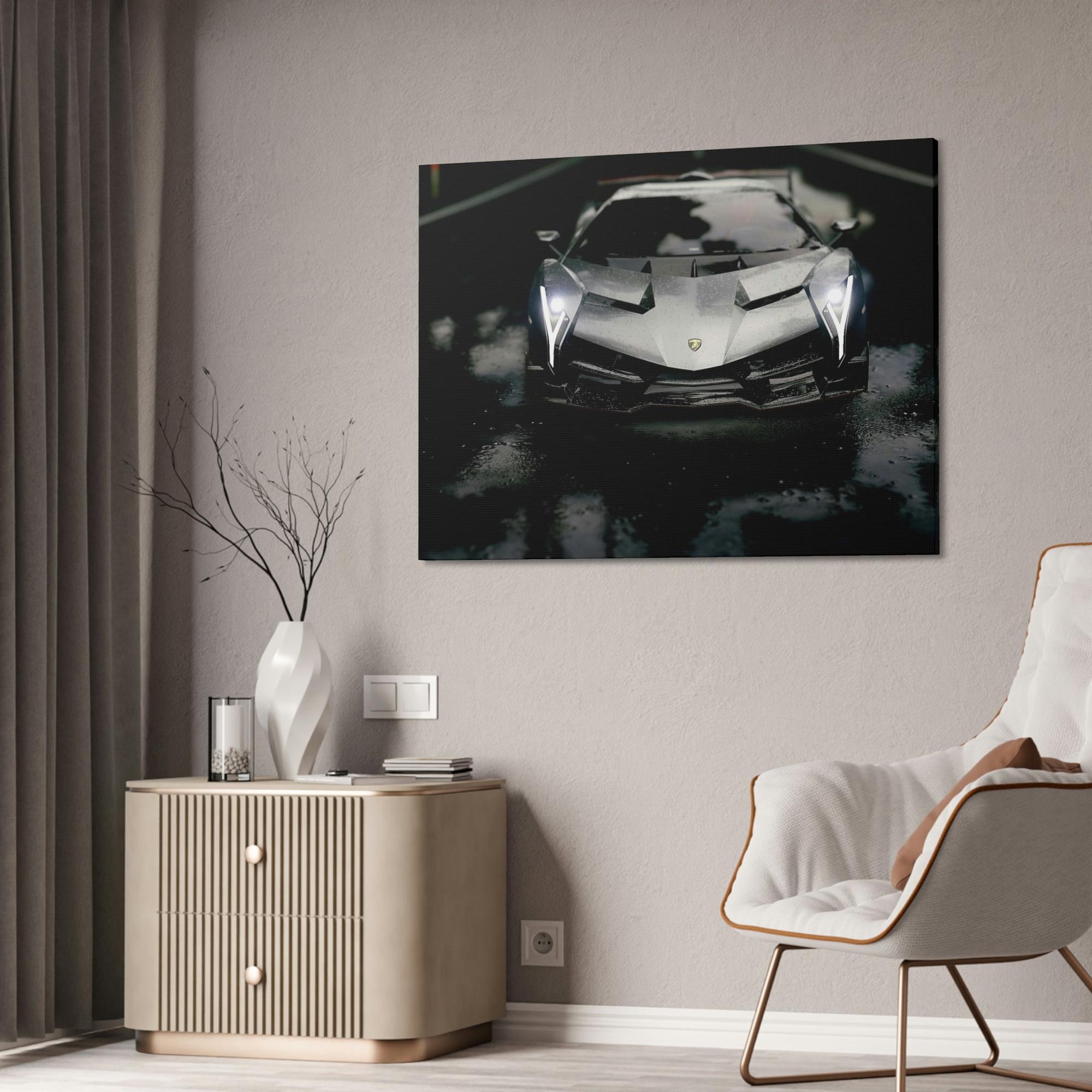 Lamborghini The Art of Luxury: Lamborghini Fine Art Canvas & Posters Print for Auto Lovers