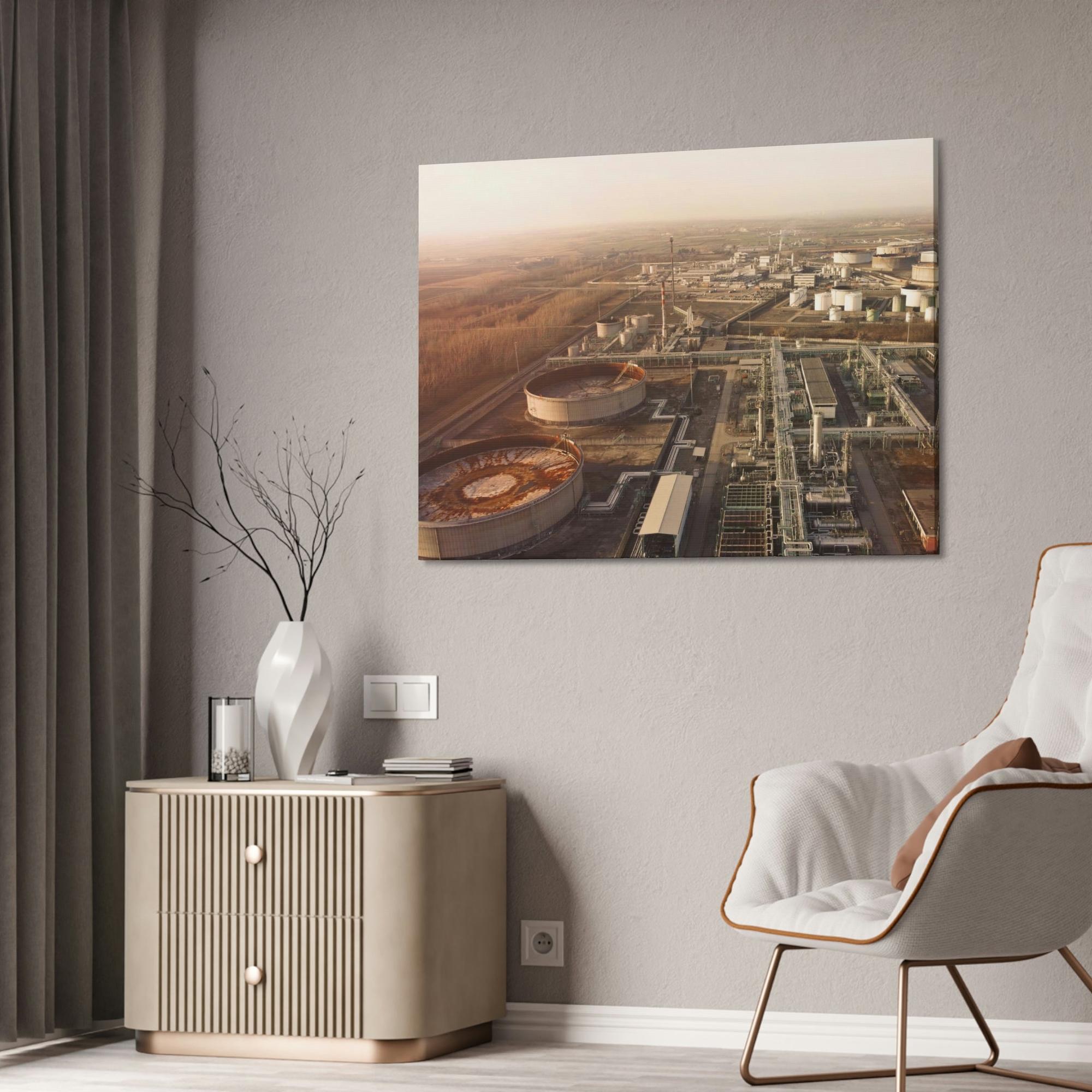 Pelicans Industrial Chic: A Canvas Modernity