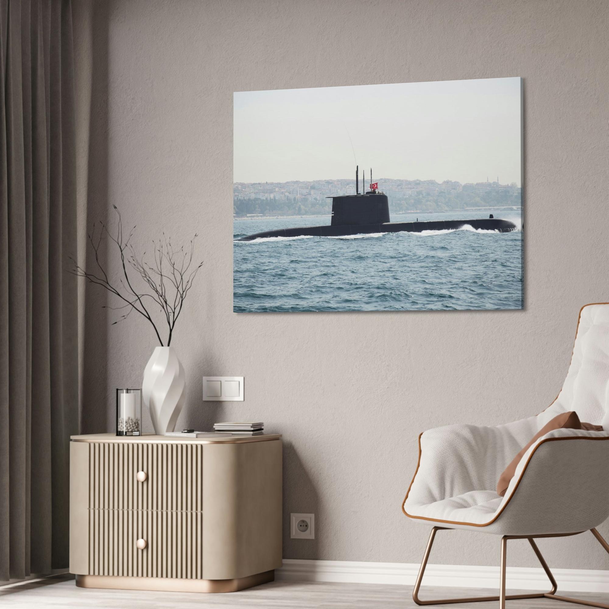 Submarines Submarines and the Blue Horizon: A Vision of the Ocean's Majesty