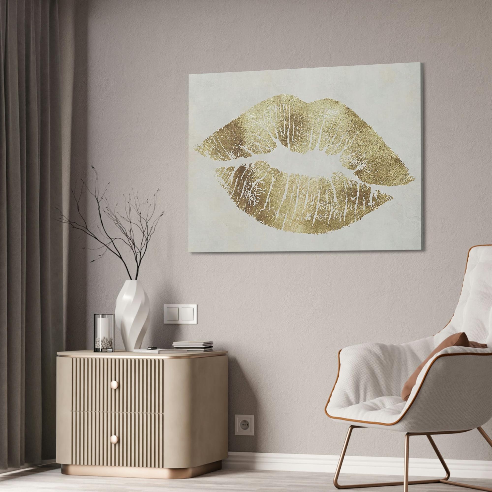 Gold The Beauty of Gold: Striking Wall Art on Natural Canvas