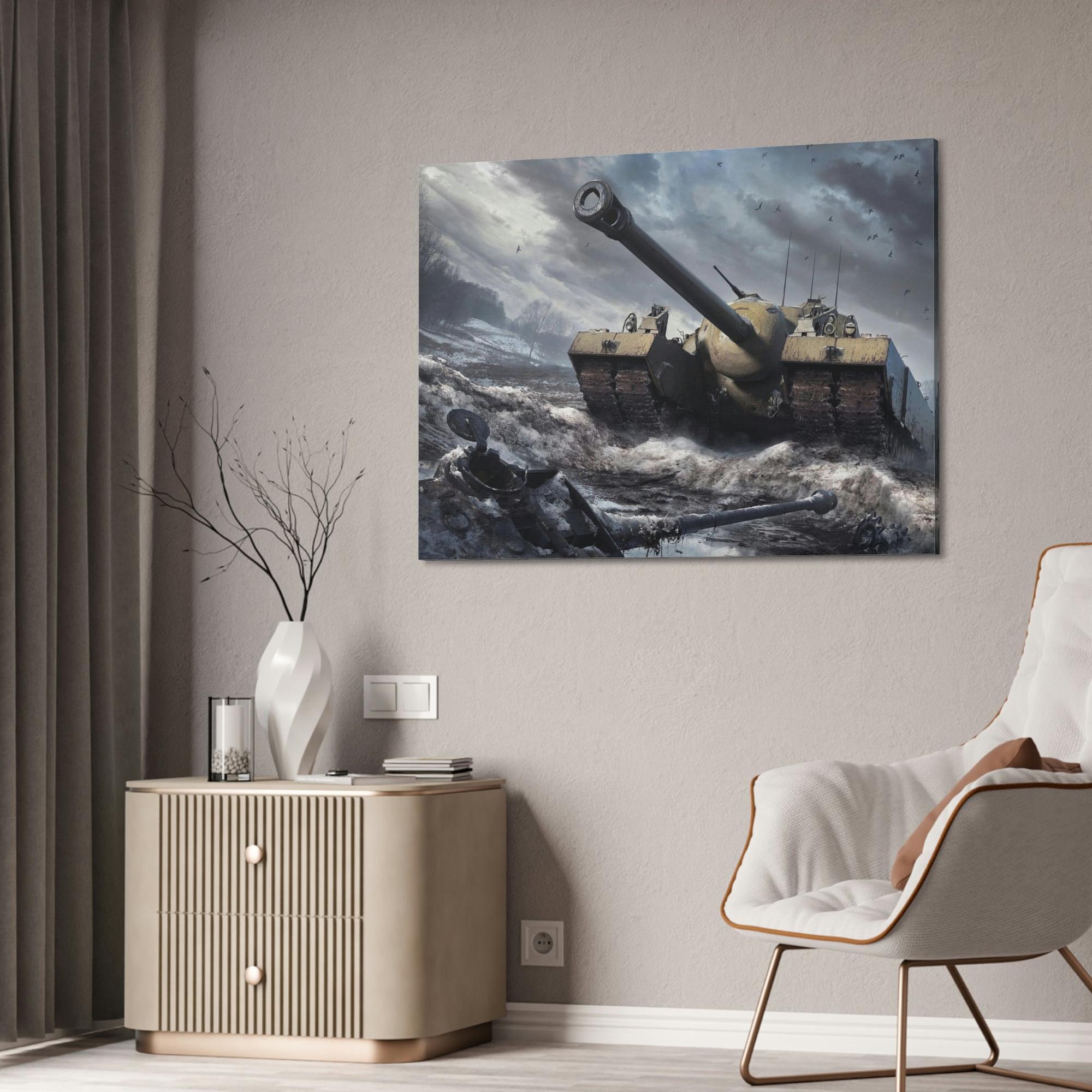 World Of Tanks The Art of Armored Warfare: Canvas & Poster Masterpiece from World of Tanks