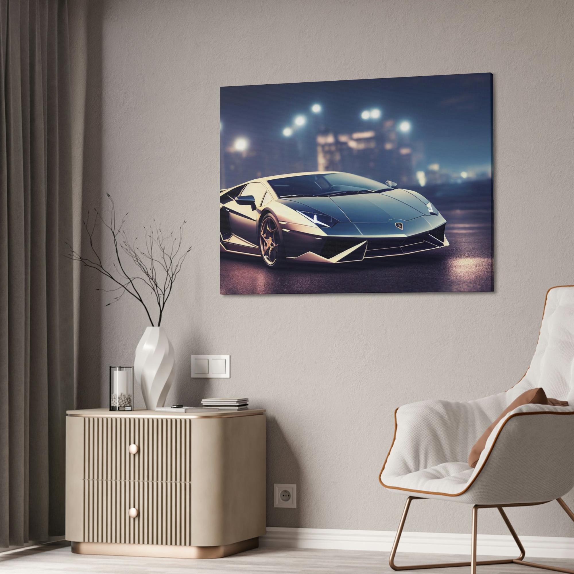 Lamborghini Speed Demon: Lamborghini Sports Car on Canvas & Poster