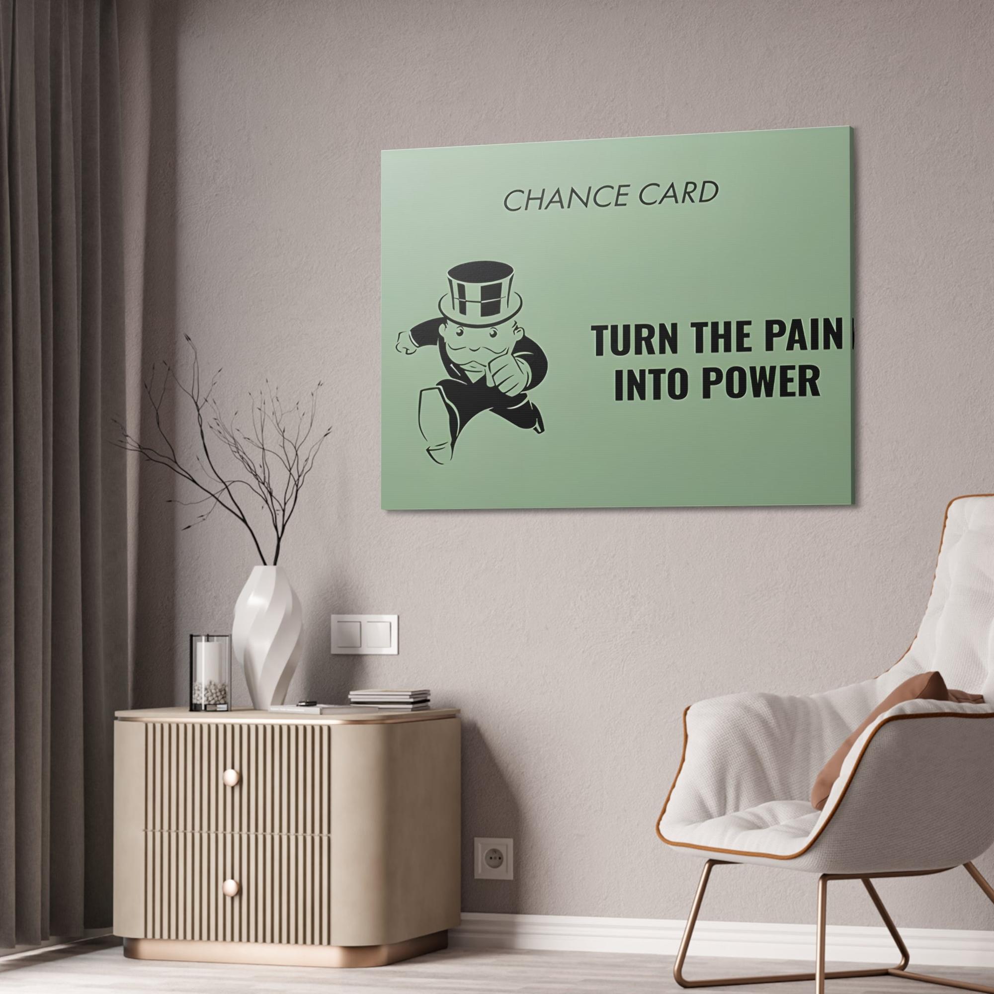 Monopoly & Motivation Monopoly's Motivation : Artistic Print on Framed Canvas & Poster