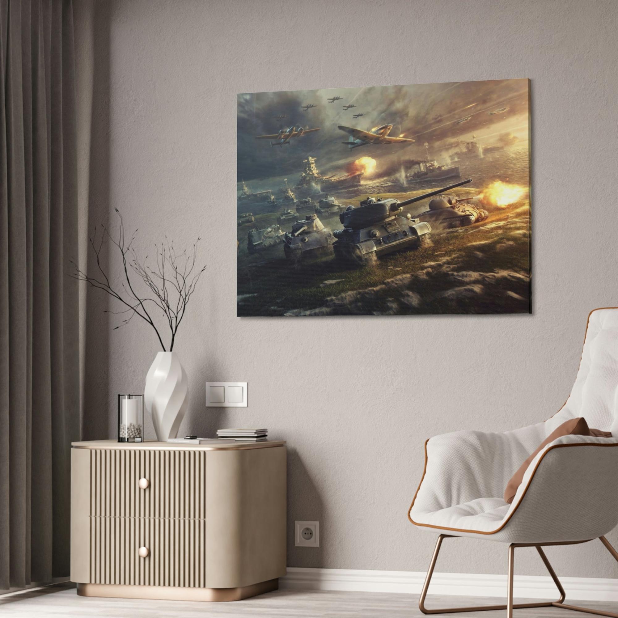 World Of Tanks Tankers' Chronicles: Captivating World of Tanks Canvas & Poster Wall Art