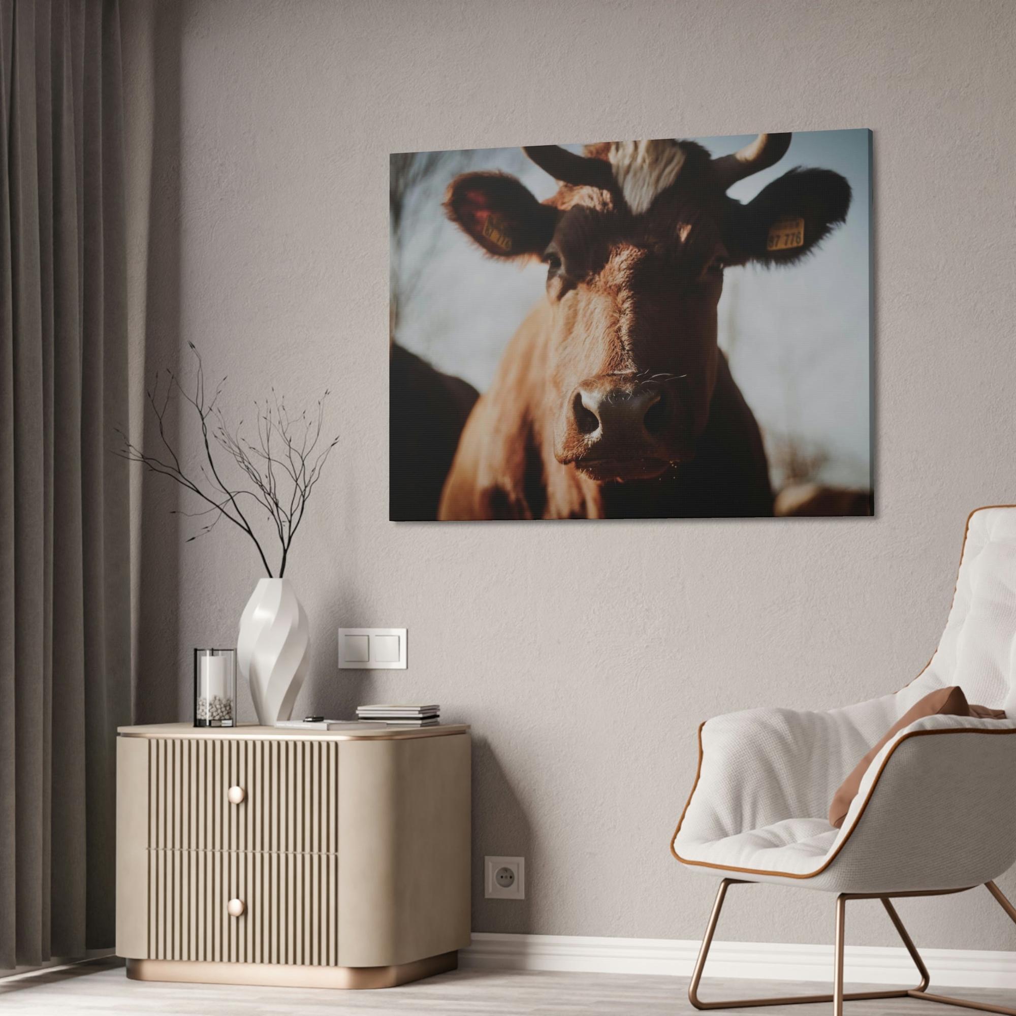Cows Cow Dreams: Poster & Canvas Print and Wall Art of Whimsical Cow