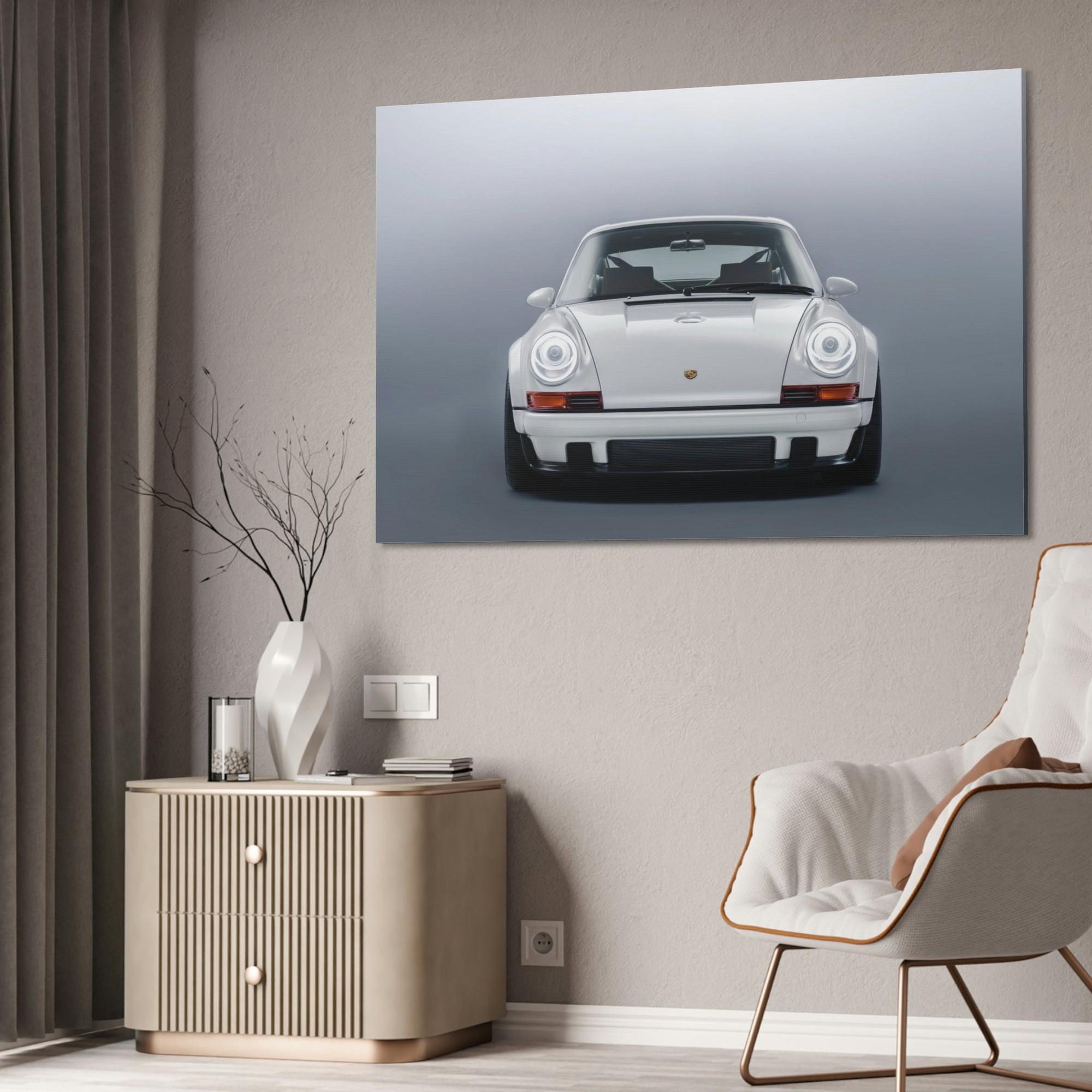Porsche Sleek Sophistication: Canvas Wall Art Print of the Porsche Aesthetic