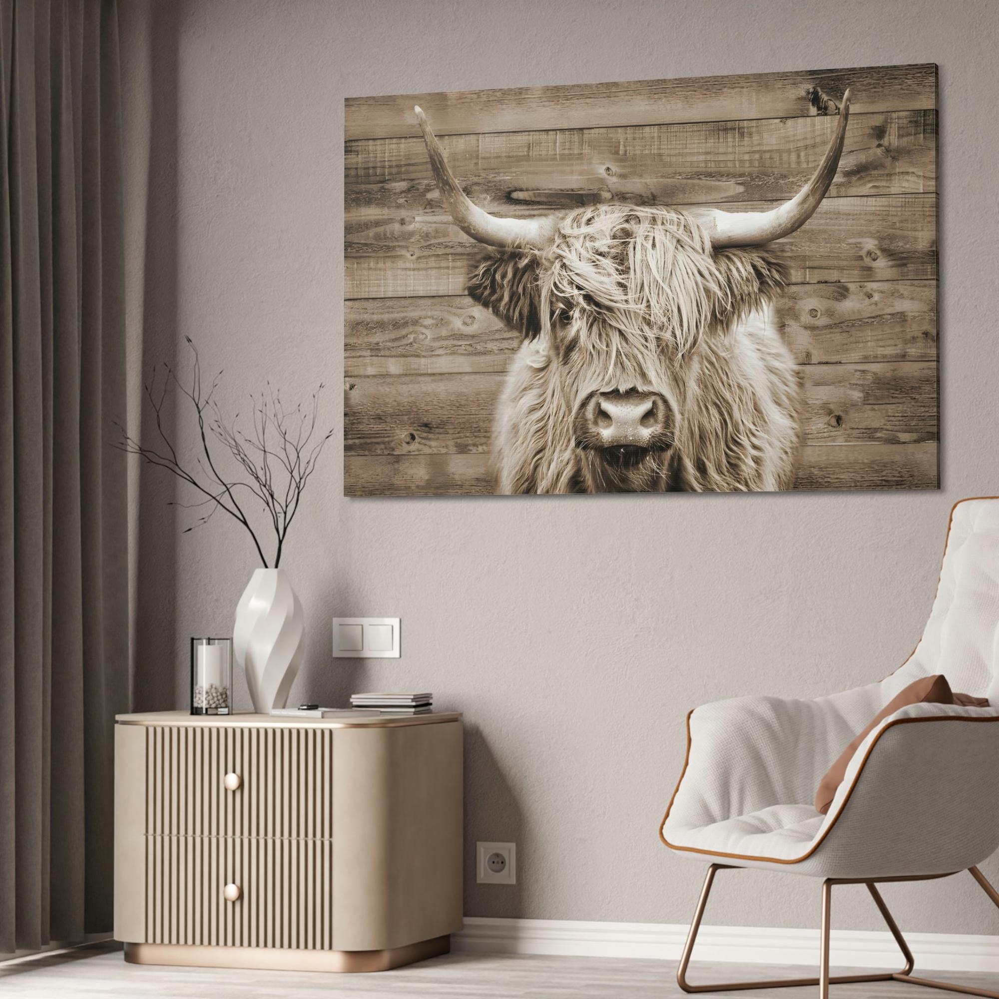 Highland Cow Highland Harmony: Serene Highland Cow - Pixoram