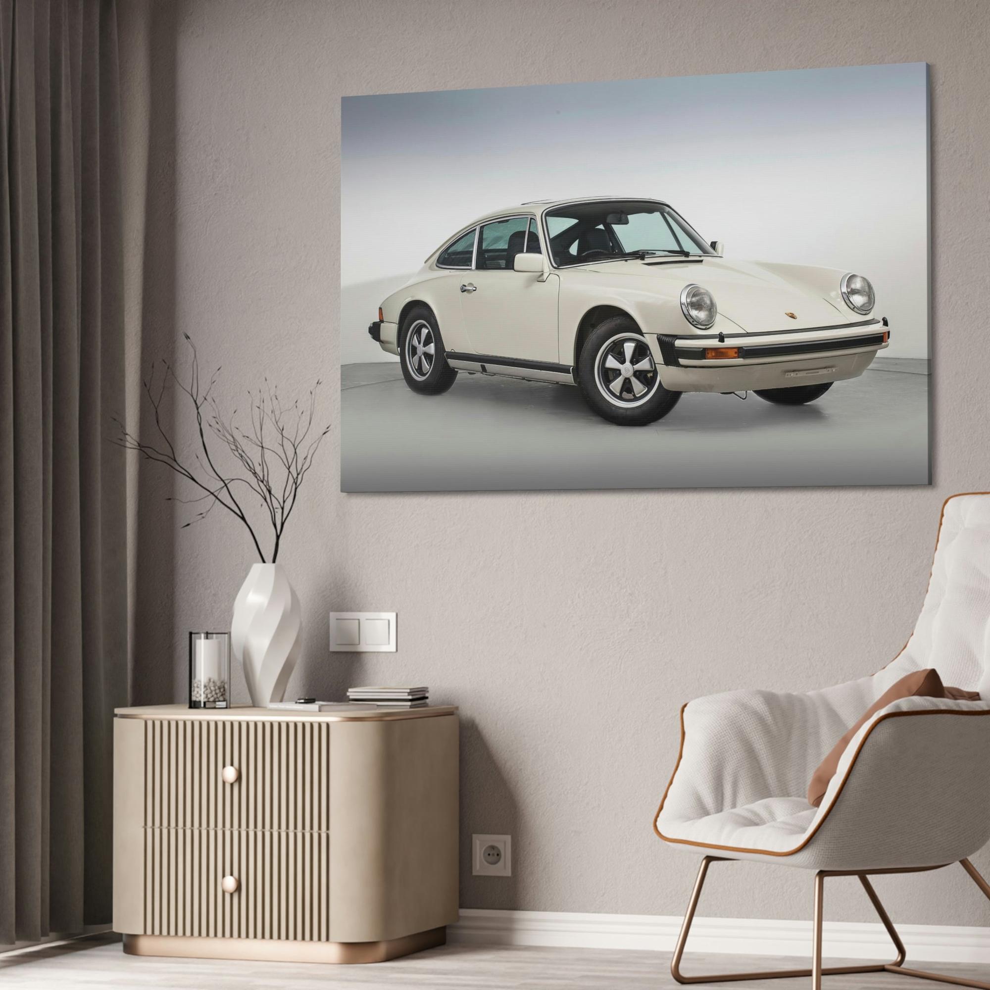 Porsche Classic Porsche Beauty: Framed Canvas Art for Car Collectors