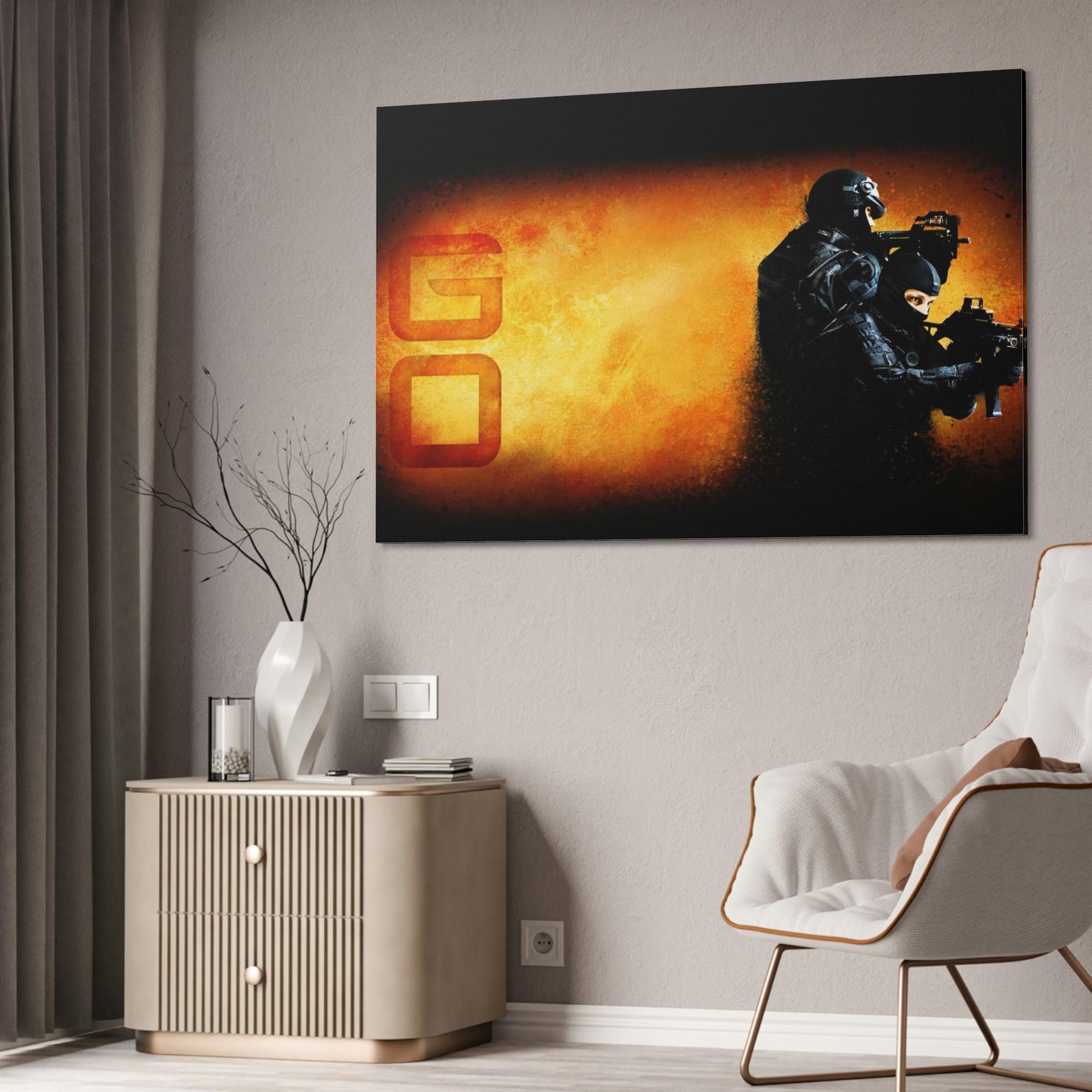Counter Strike Game On: Immersive Counter Strike Canvas & Poster Wall Art