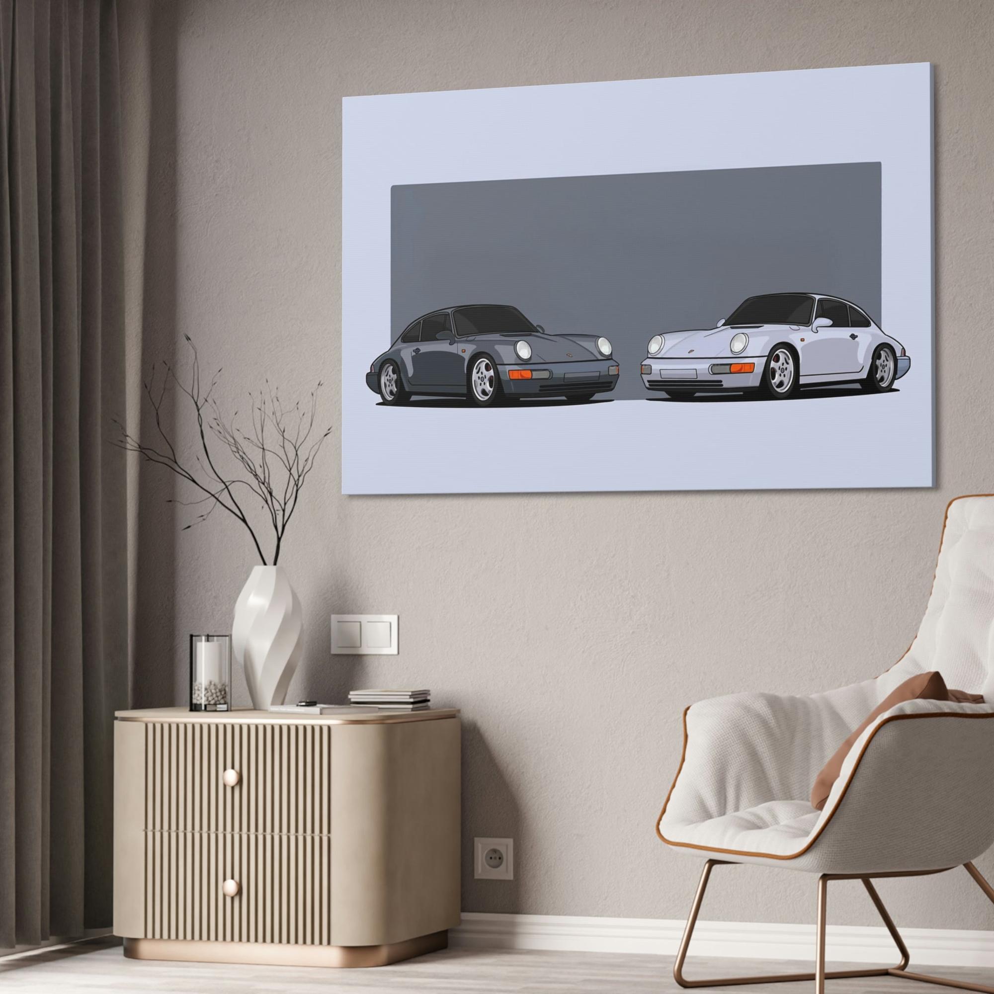 Porsche The Essence of Porsche: Canvas & Poster Wall Art Print for Car Enthusiasts