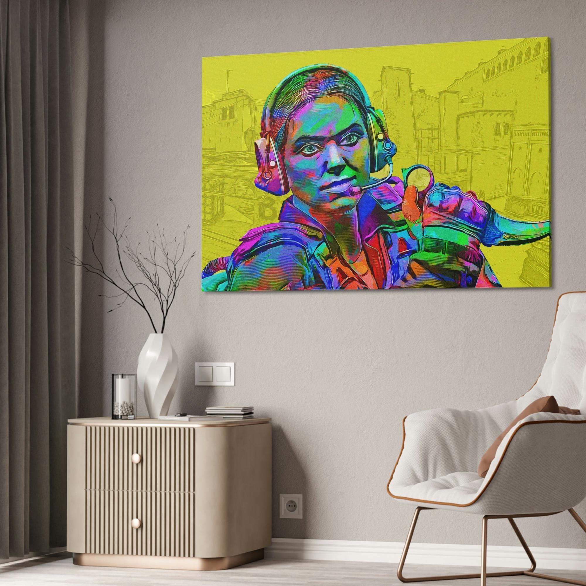 Counter Strike Fierce Competitors: Print on Canvas with Counter Strike Wall Art