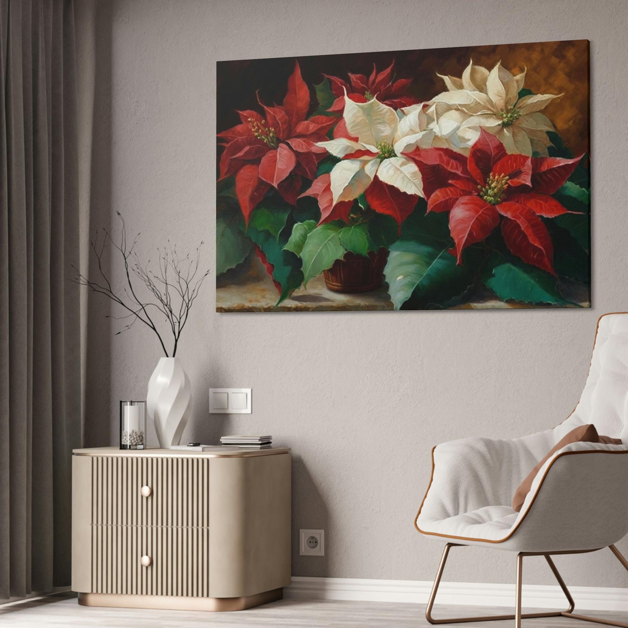 Poinsenttias Poinsenttias Blooming Brightly: A Festive Floral Arrangement