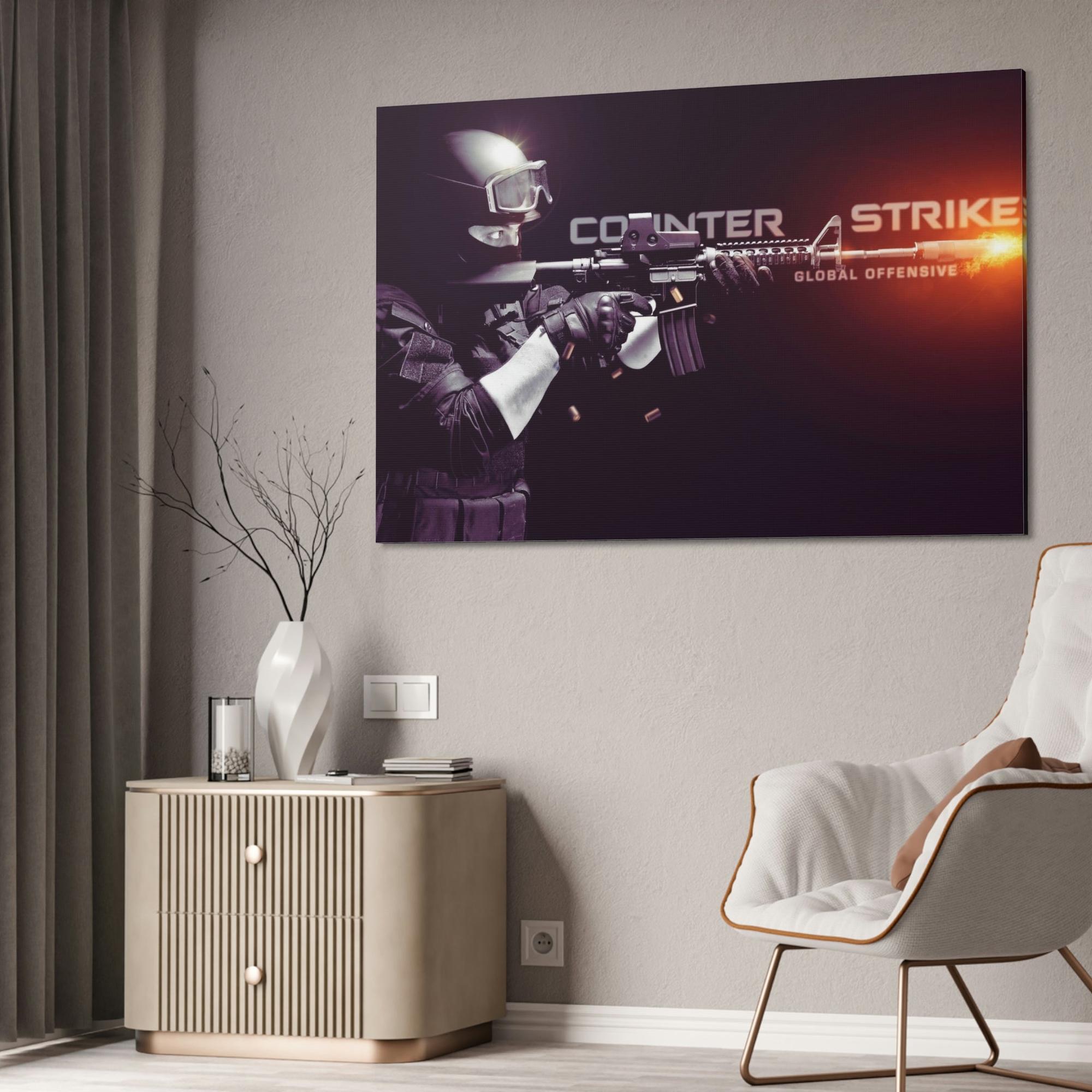 Counter Strike Engage and Conquer: Dynamic Counter Strike Wall Art on Canvas & Poster