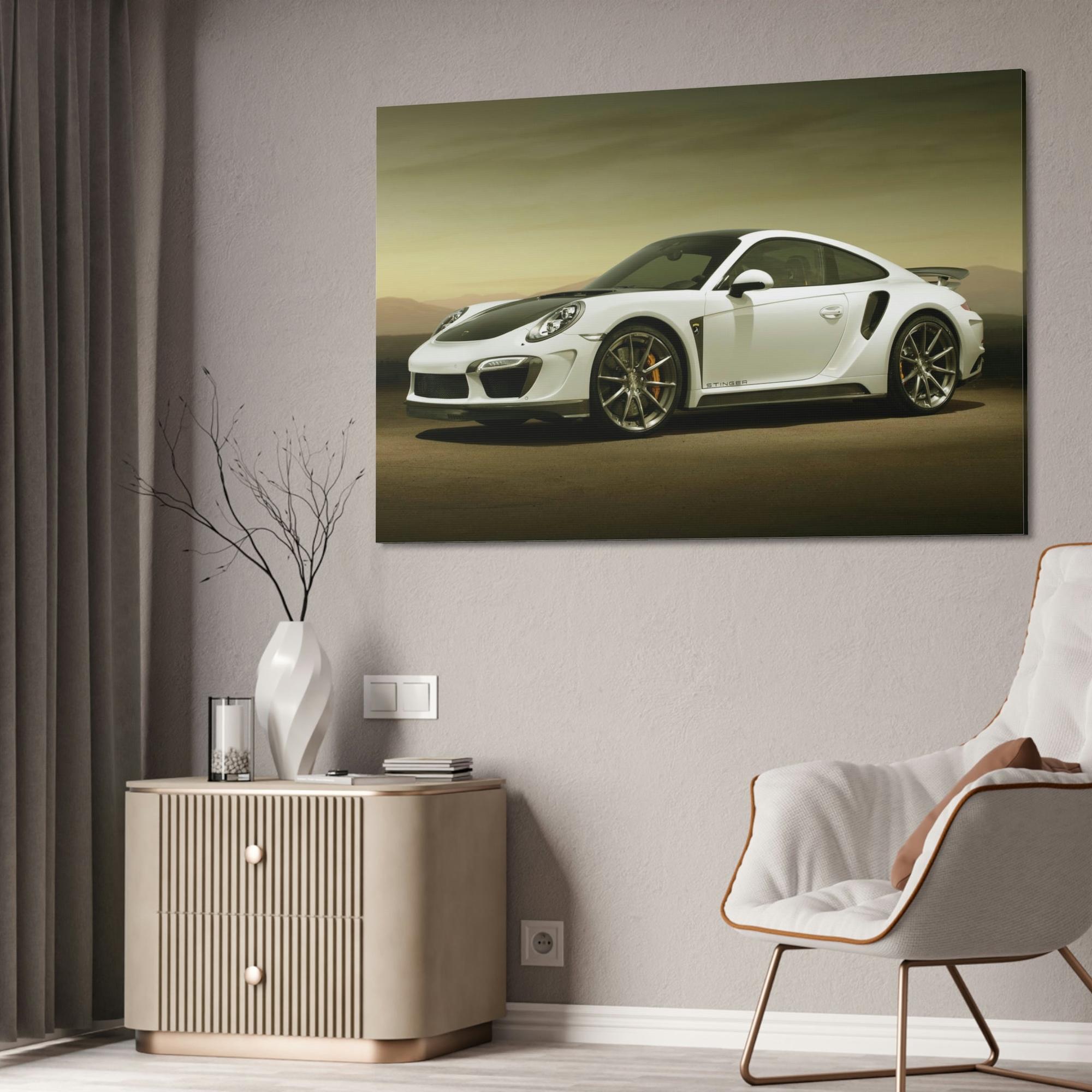 Porsche Porsche Performance Art: Canvas & Poster Print of a Sports Car Masterpiece