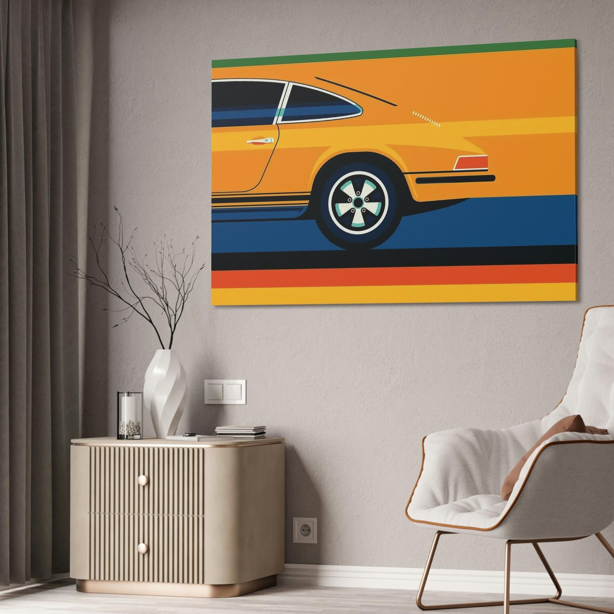 Porsche Porsche Canvas Print: Fine Art Poster for Luxury Car Lovers