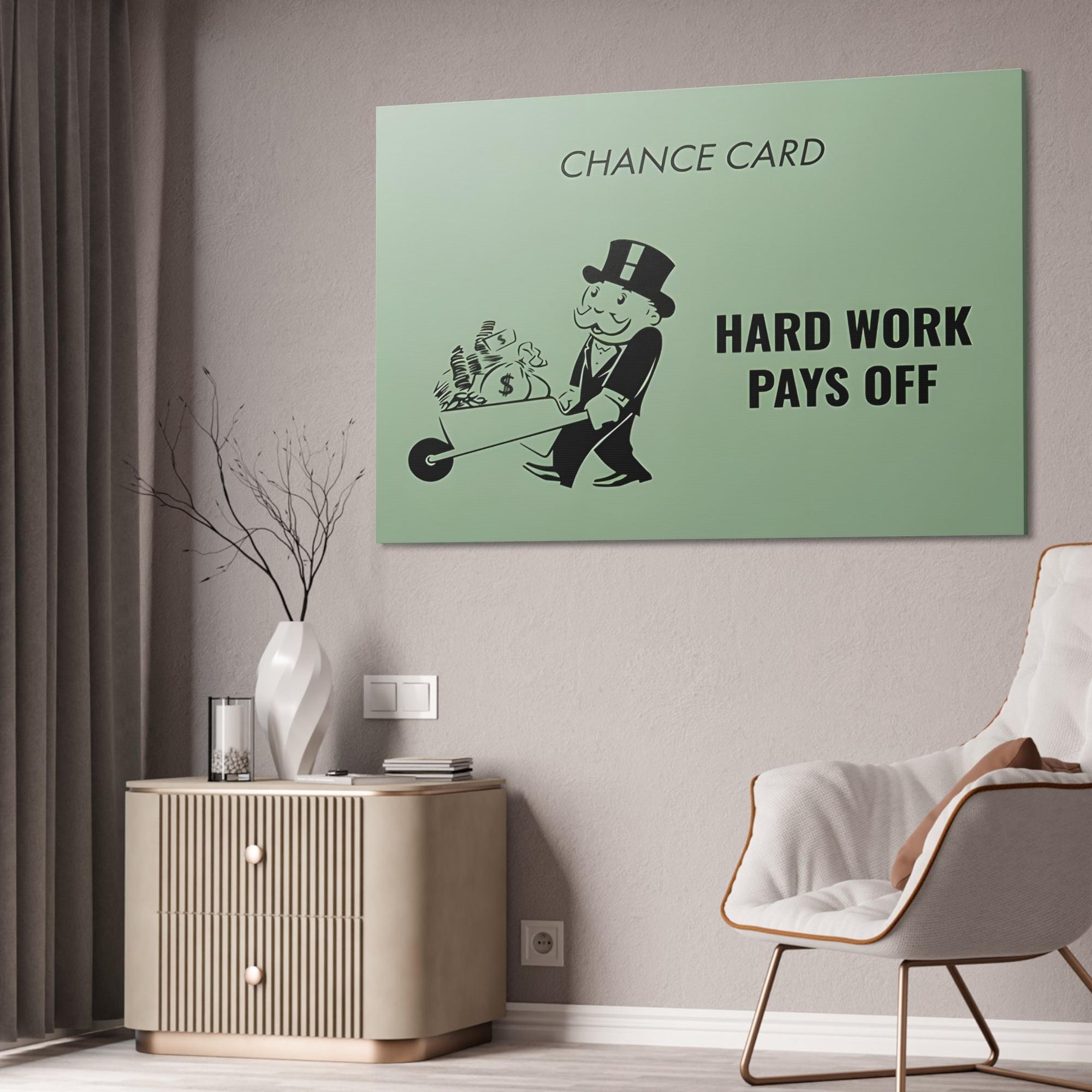 Monopoly & Motivation Motivation's Monopoly: Canvas & Poster Wall Art