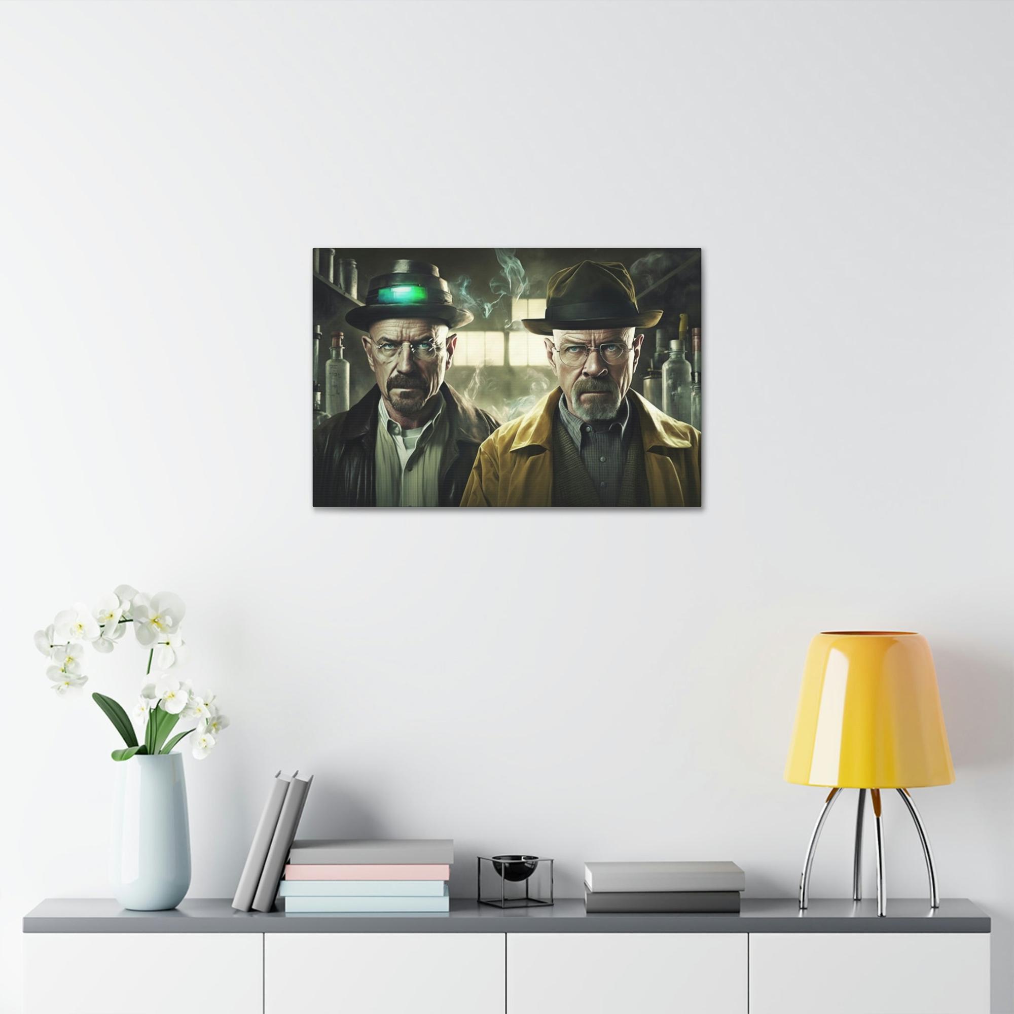 Breaking Bad Heisenberg's Legacy: Iconic Breaking Bad Artwork on Canvas