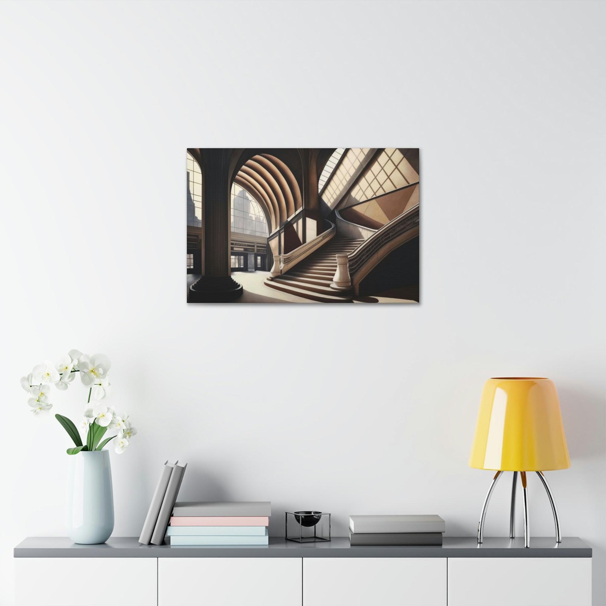 Architecture Enchanting Cityscape: Captivating Architecture on Natural Canvas & Poster