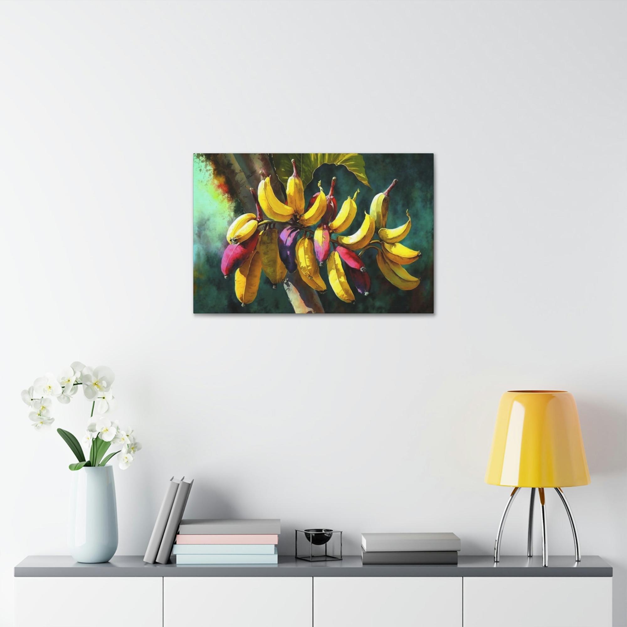 Banana Trees The Beauty of the Tropics: Natural Canvas & Posters with Lush Banana Trees