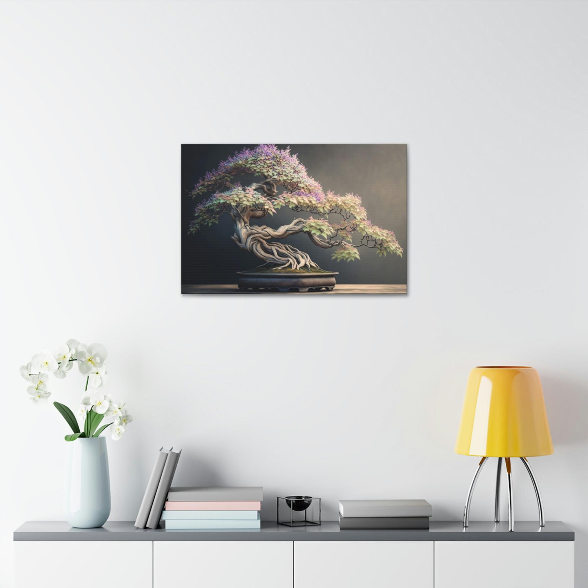 Bonsai Tree Bonsai Elegance: Wall Art and Print on Canvas with Sophisticated Bonsai Tree Art