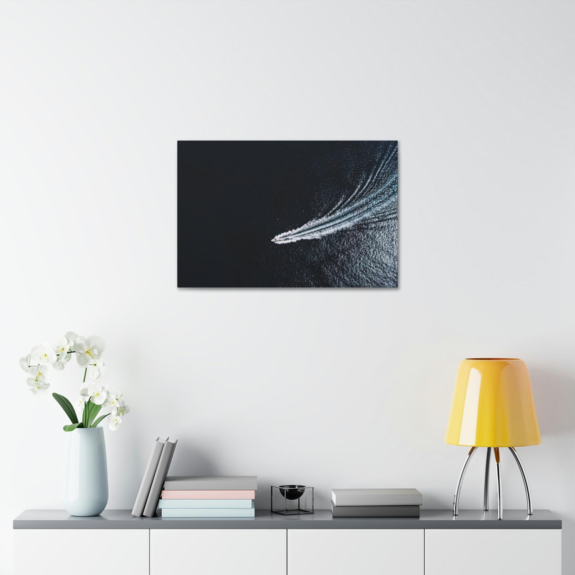 Boats Serene Seascapes: Artistic Boat Scenes on Natural Canvas