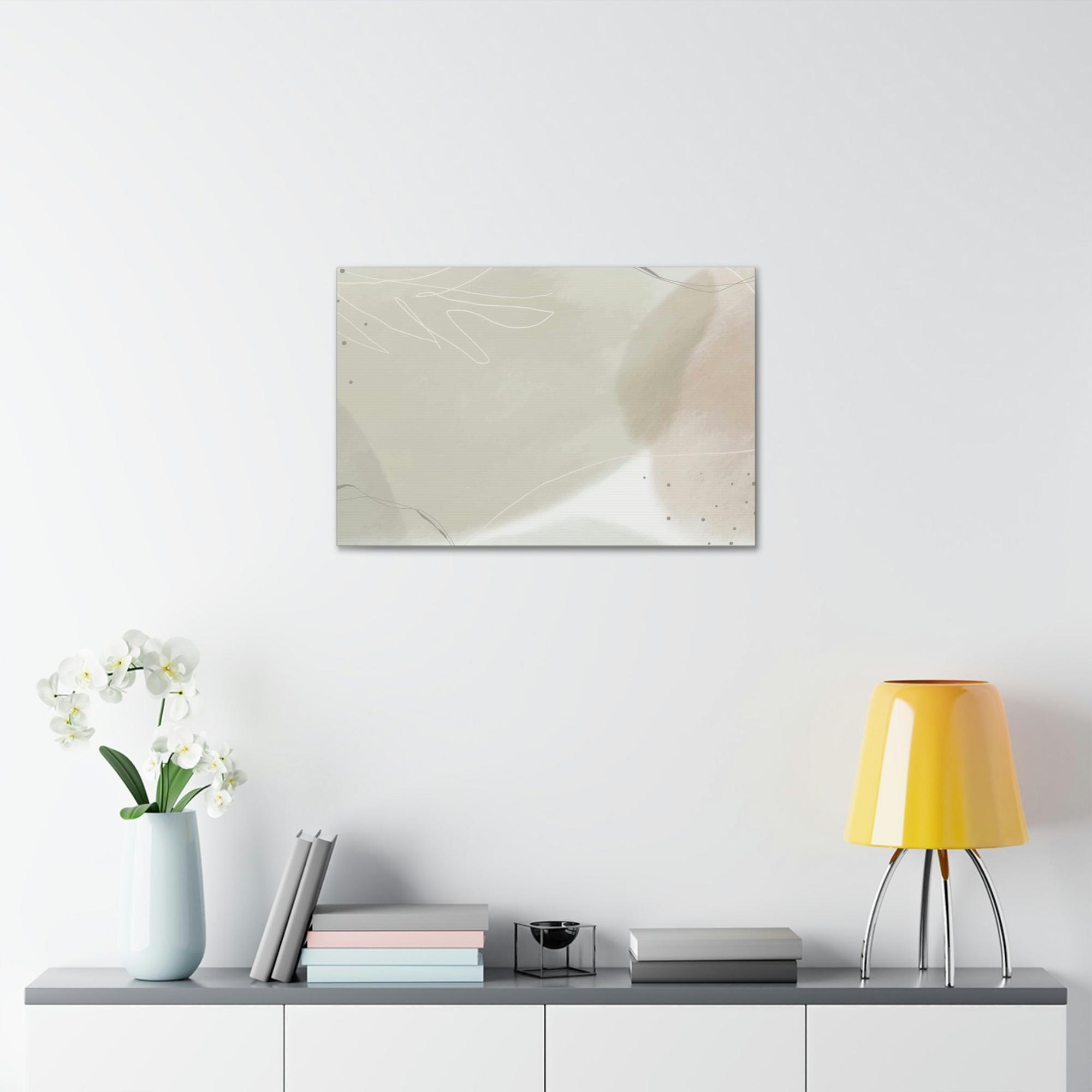 Boho Boho Blissful Abode: A Framed Canvas Painting that Adds a Boho Touch to your Home